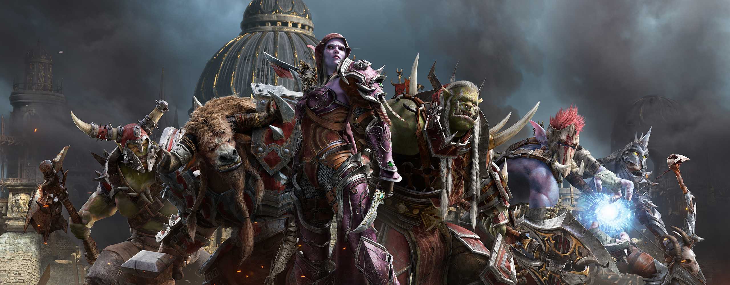 2560x1000 Who wants to raid optimally in WoW apparently plays Horde