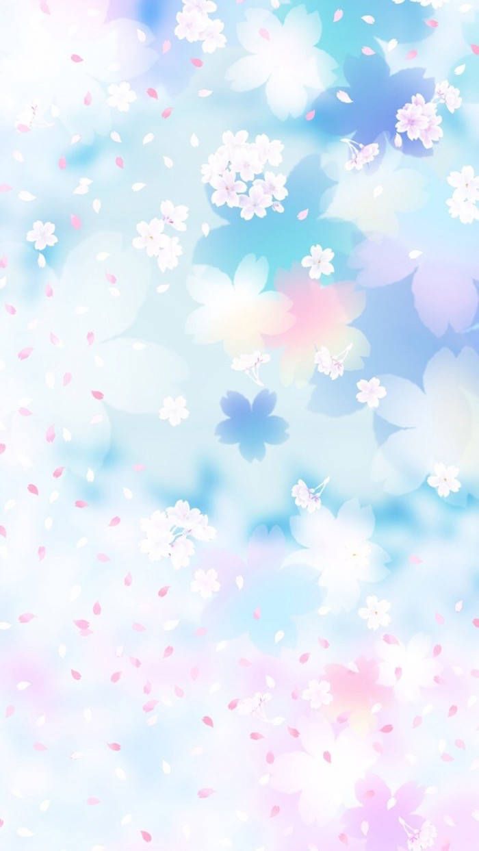 700x1243 Download WhatsApp Chat Pink Flowers Dreamy Wallpaper