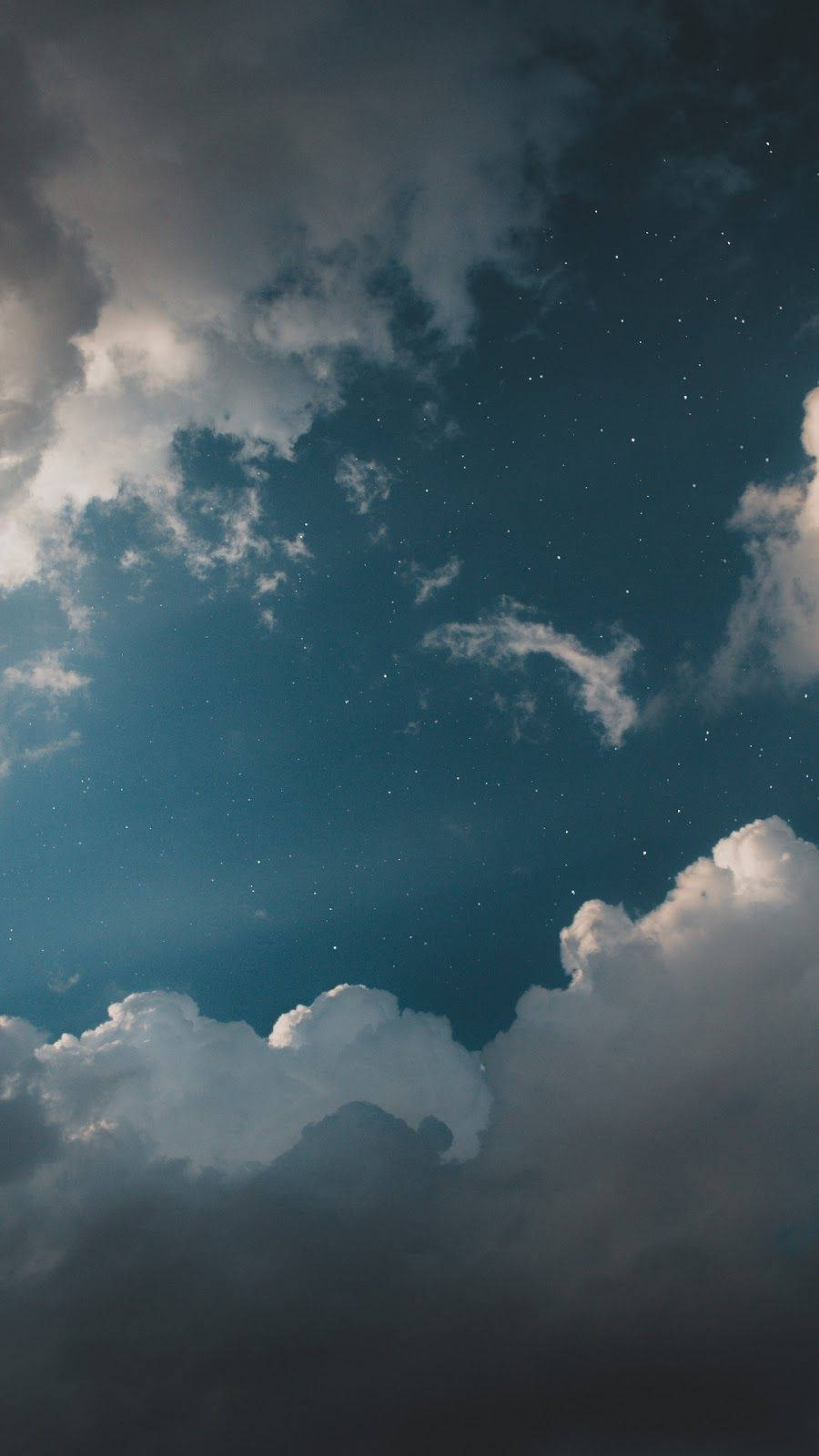 900x1600 Download WhatsApp Chat Stars And Clouds Wallpaper
