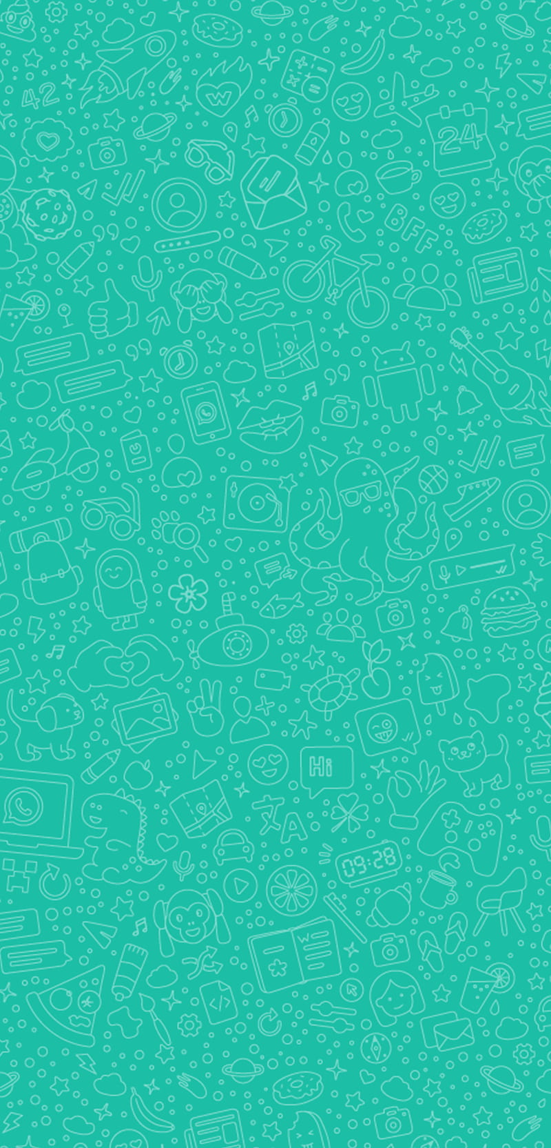 800x1664 1080P free download. Whatsapp -l, background, doodle, pattern, patterns, HD phone wallpaper