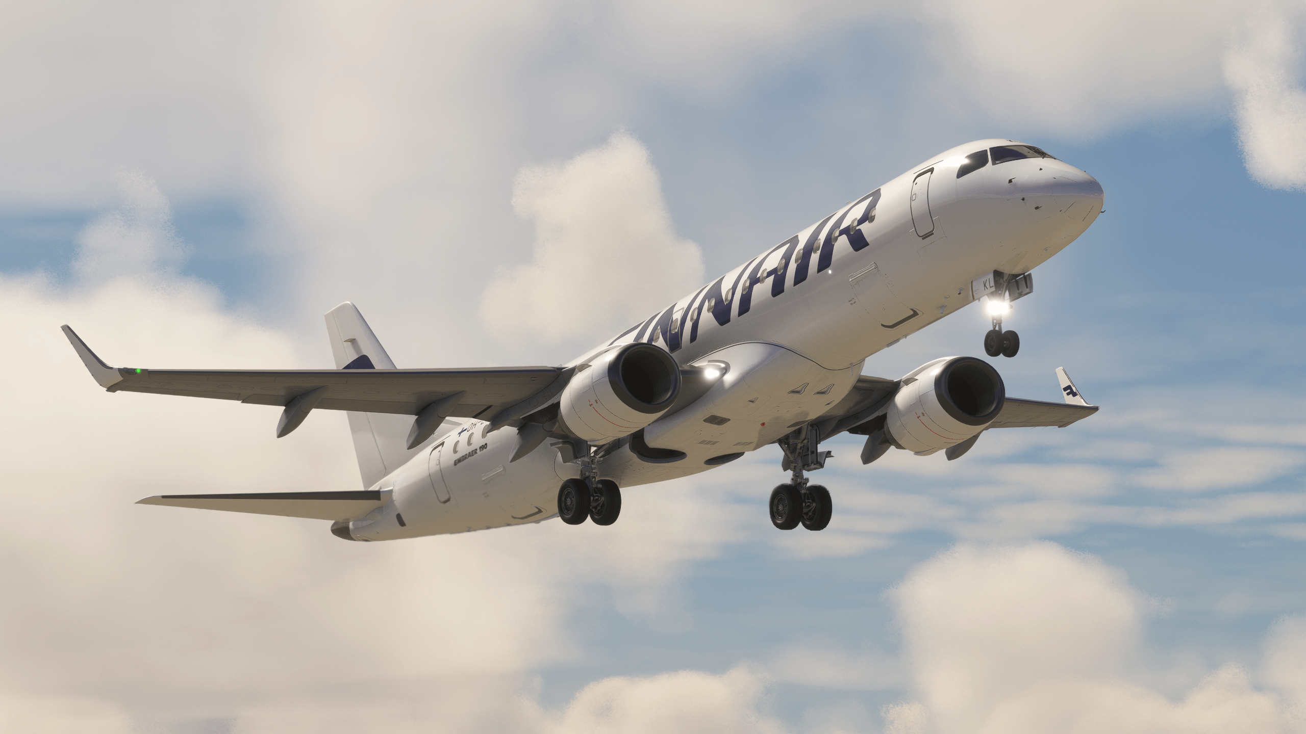 2560x1440 FSS Embraer E190 FinnairK Liveries for MSFS