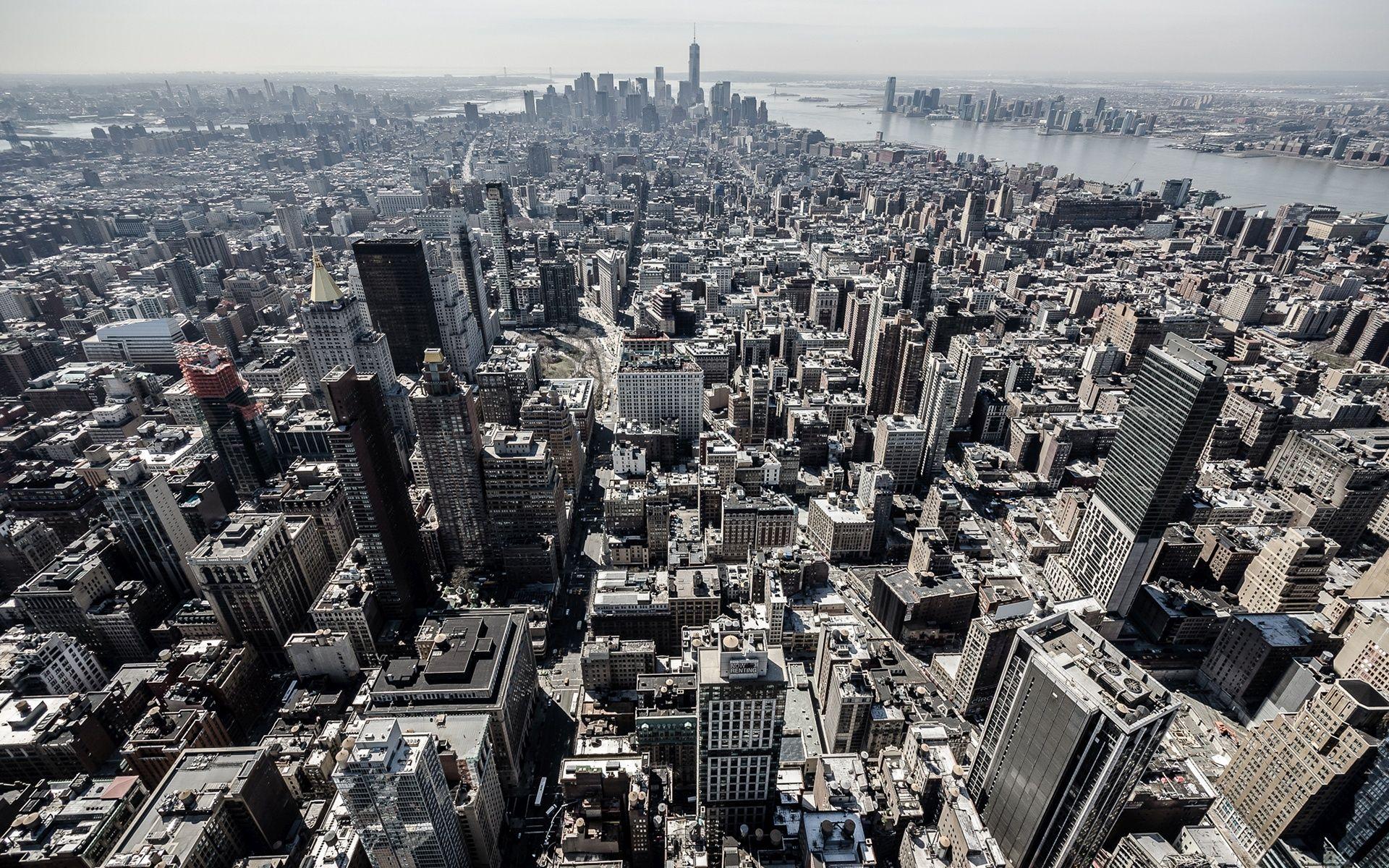 1920x1200 New York City View From Empire State Building Desktop Wallpaper