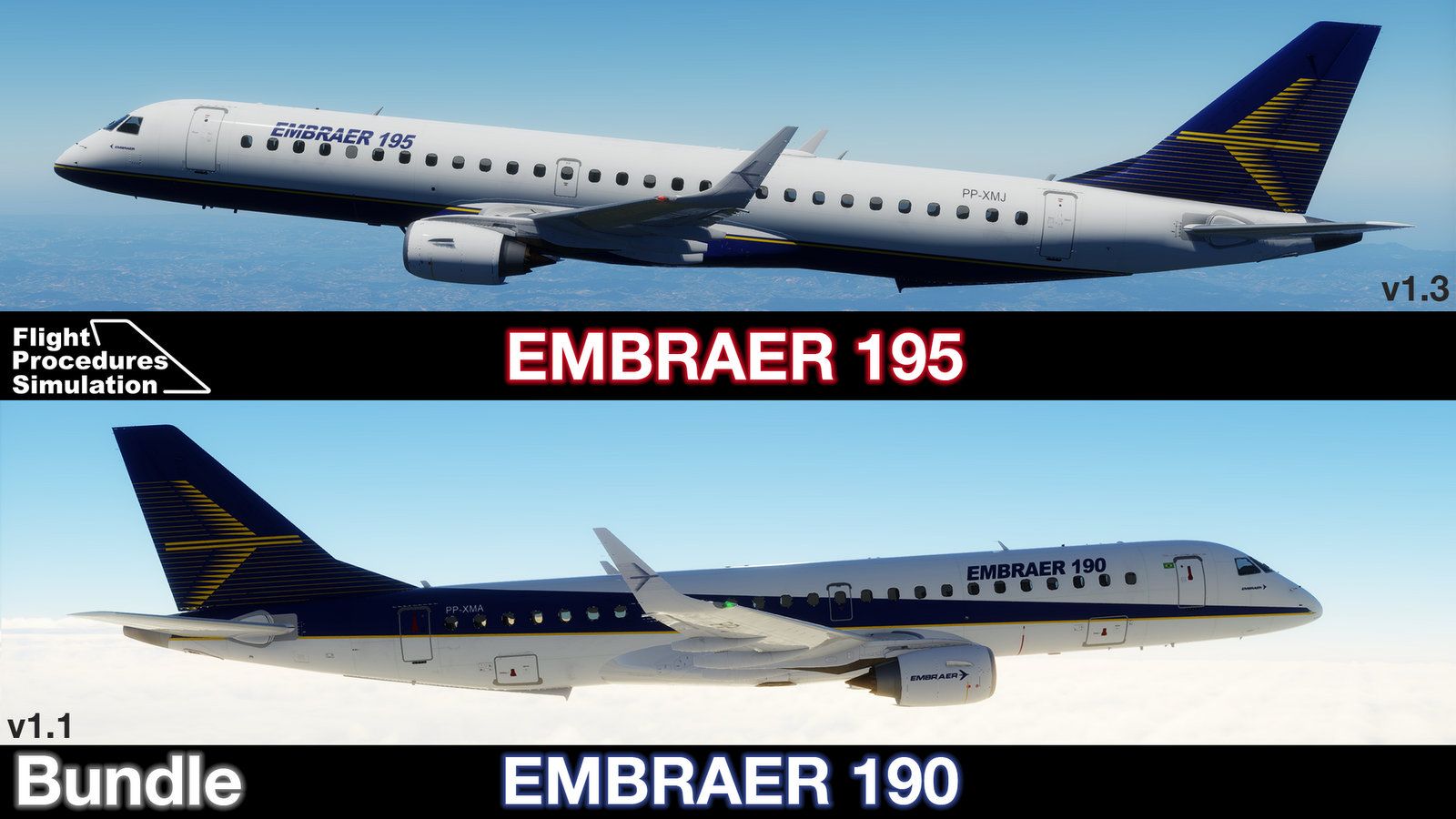 1600x900 FPS Embraer E 190 And E 195 Bundle FPS E190 95