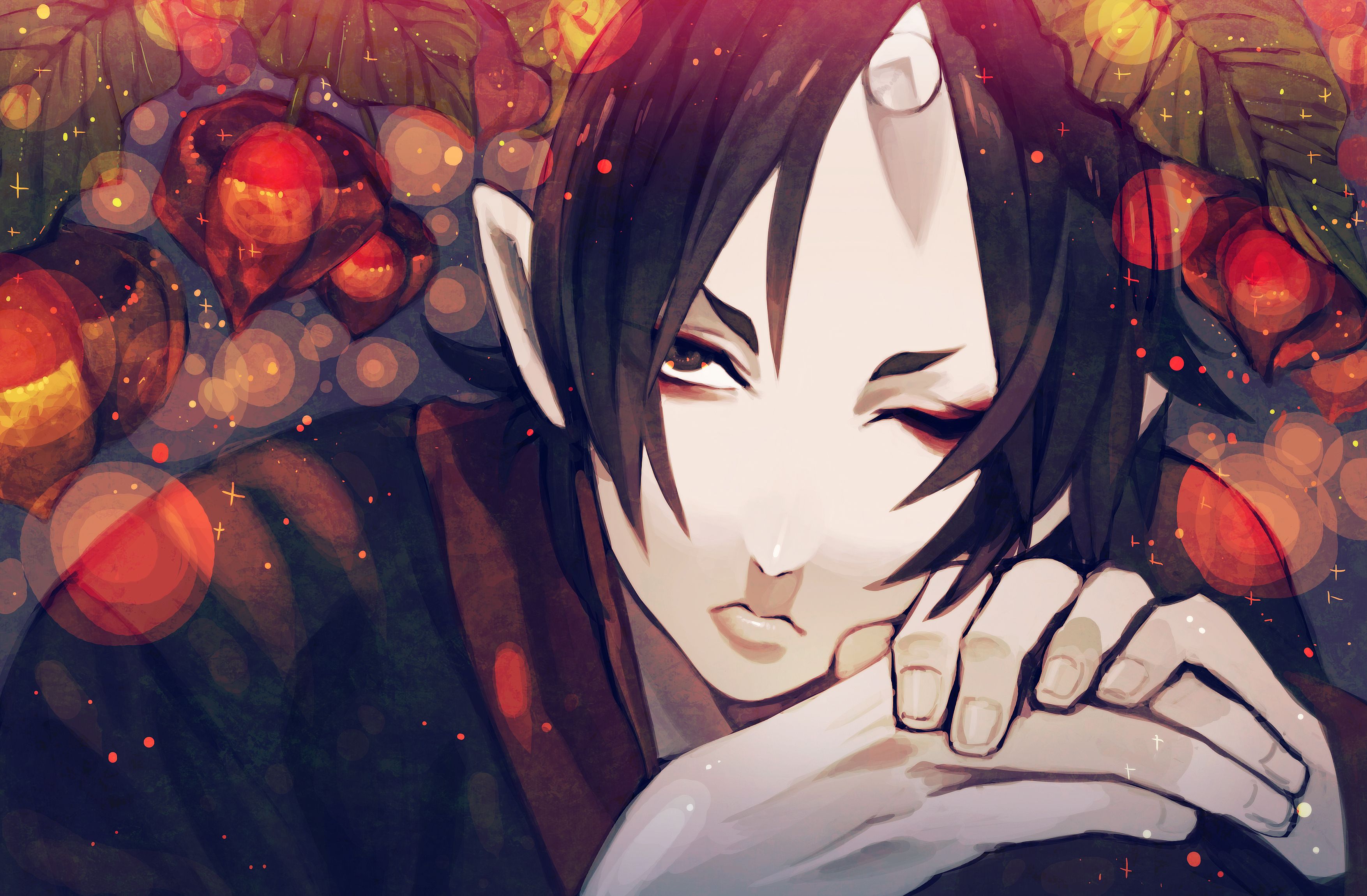 3508x2300 Wallpaper Look, Anime, The Demon, Art, Guy, Hoozuki No Reitetsu, Cold Blooded Hozuki For Mobile And Desktop, Section прочее, Resolution 3508x2300