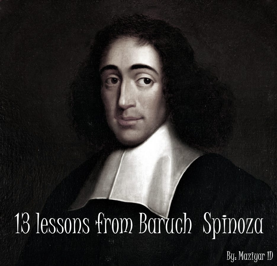 936x900 Lessons from Baruch Spinoza. Based on the history of science.