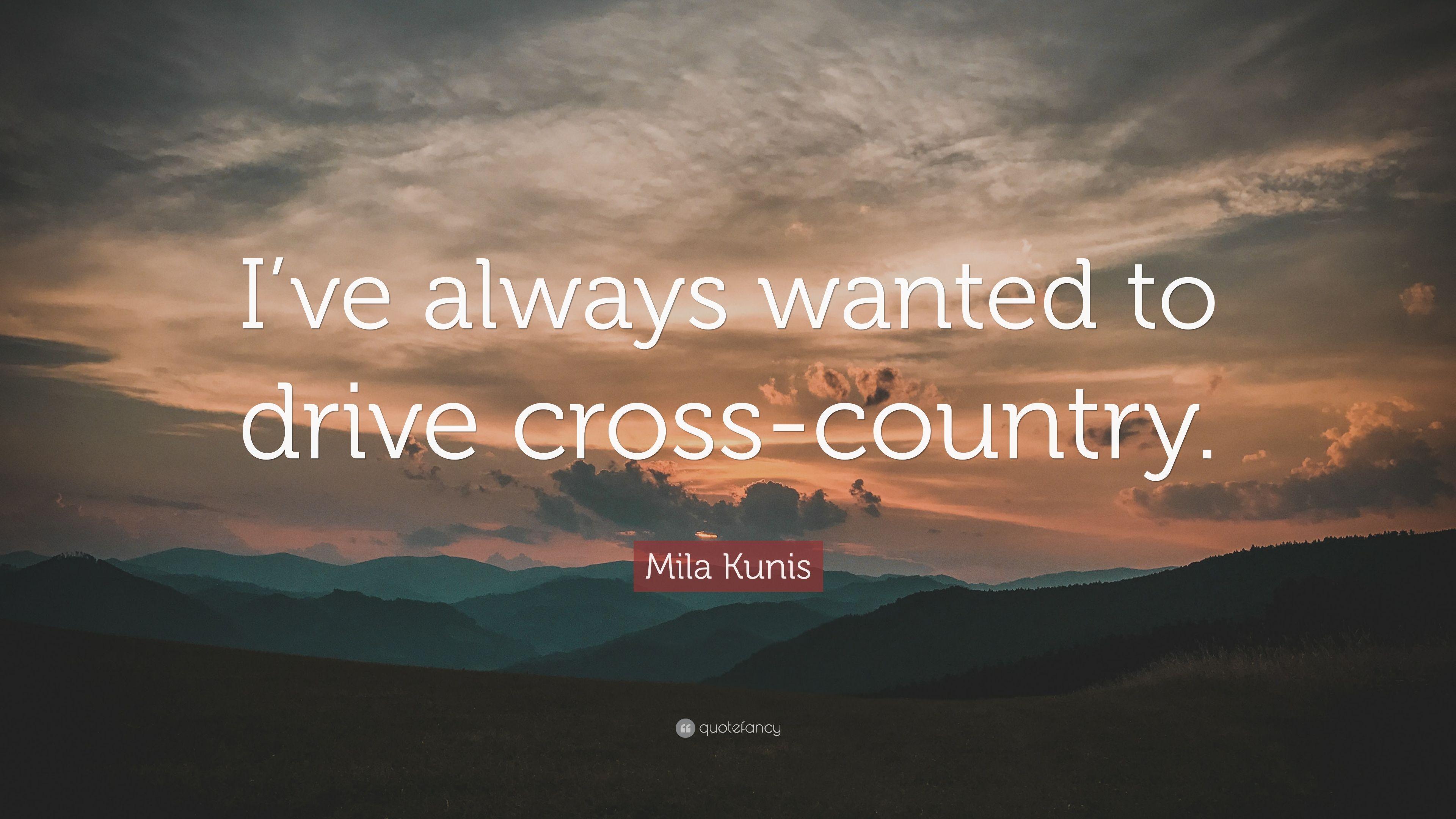 3840x2160 Mila Kunis Quote: “I've Always Wanted To Drive Cross Country.” 7