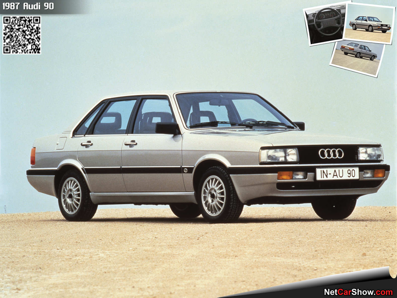 1600x1200 Audi 90 (1987), information & specs