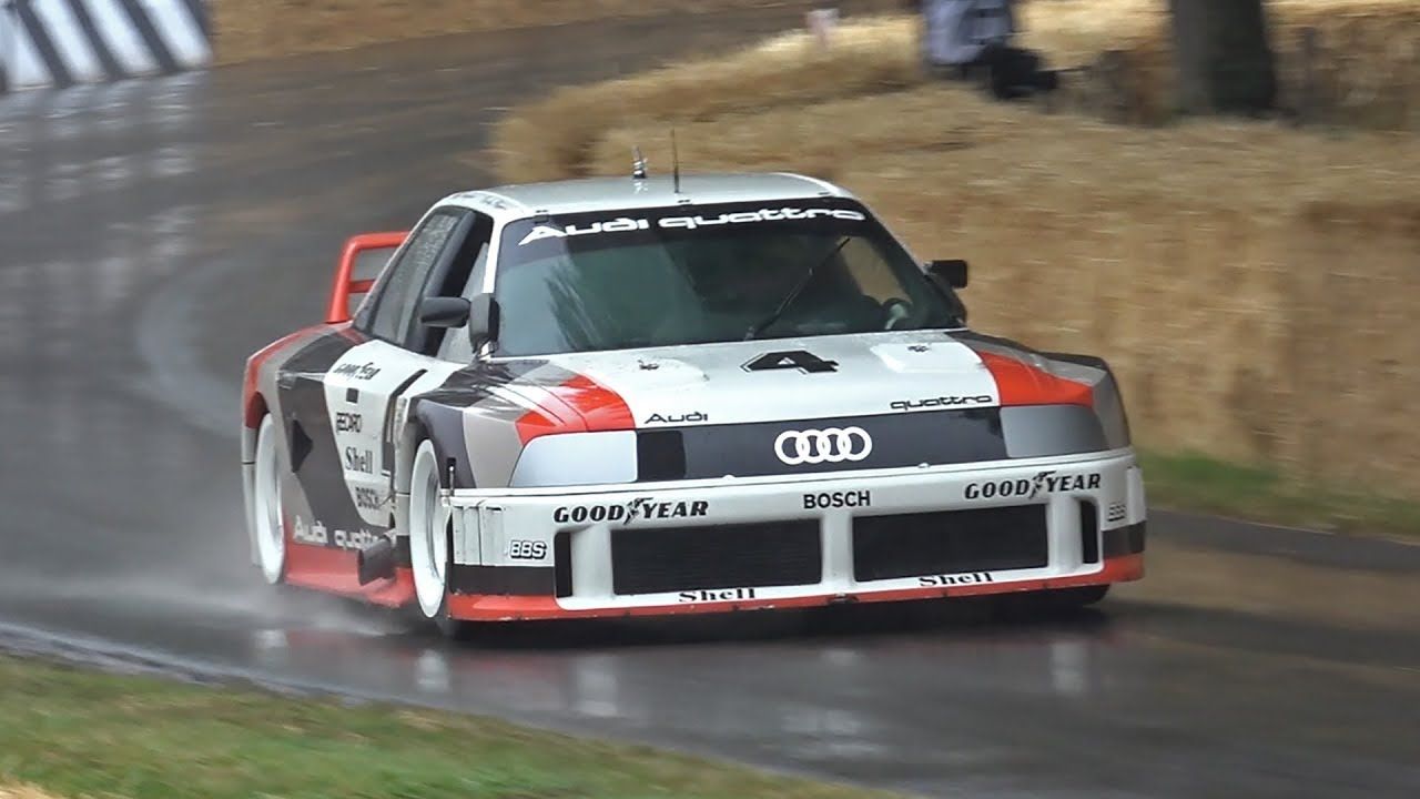 1280x720 Audi 90 Quattro IMSA GTO 5 CYLINDER TURBO SOUNDS! Goodwood Festival Of Speed!