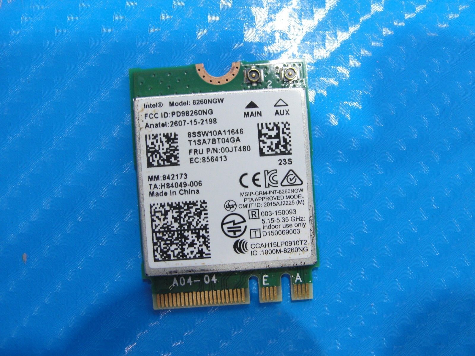 1600x1200 Lenovo ThinkPad T470 14 Genuine Laptop Wireless WiFi Card 8260NGW 00JT480