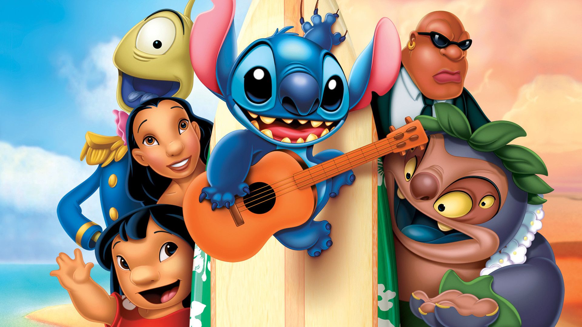 1920x1080 Stitch Wallpaper