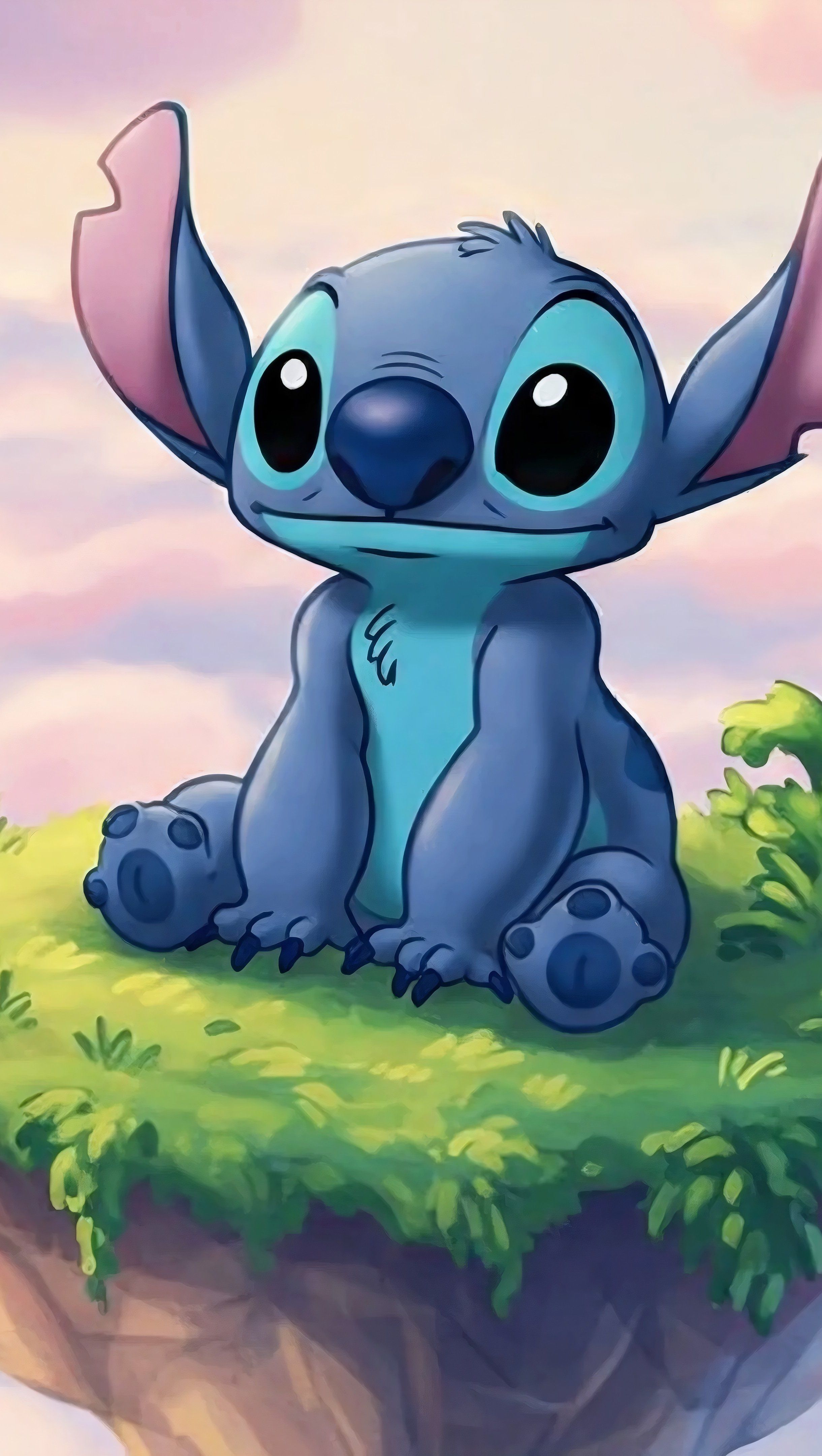 2440x4320 Stitch in the clouds Wallpaper 4K for iPhone and Mobile Phone