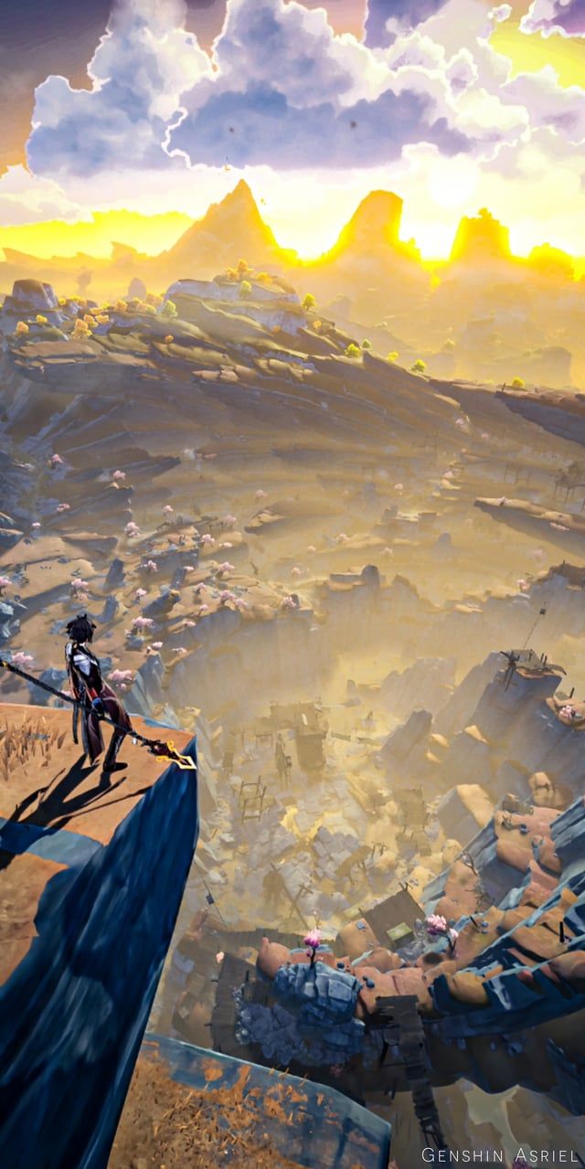 640x1279 The Chasm From Above : R Genshin_Impact