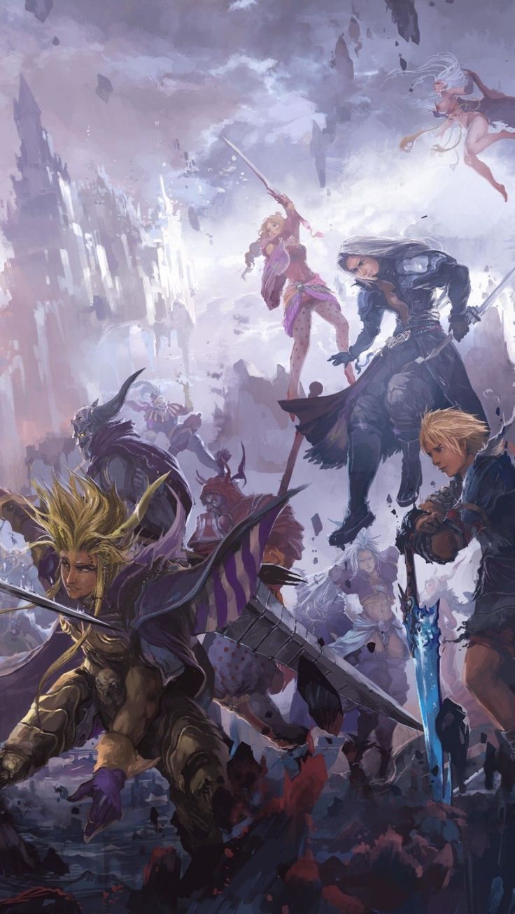 736x1307 Dissidia: Final Fantasy NT Wallpaper