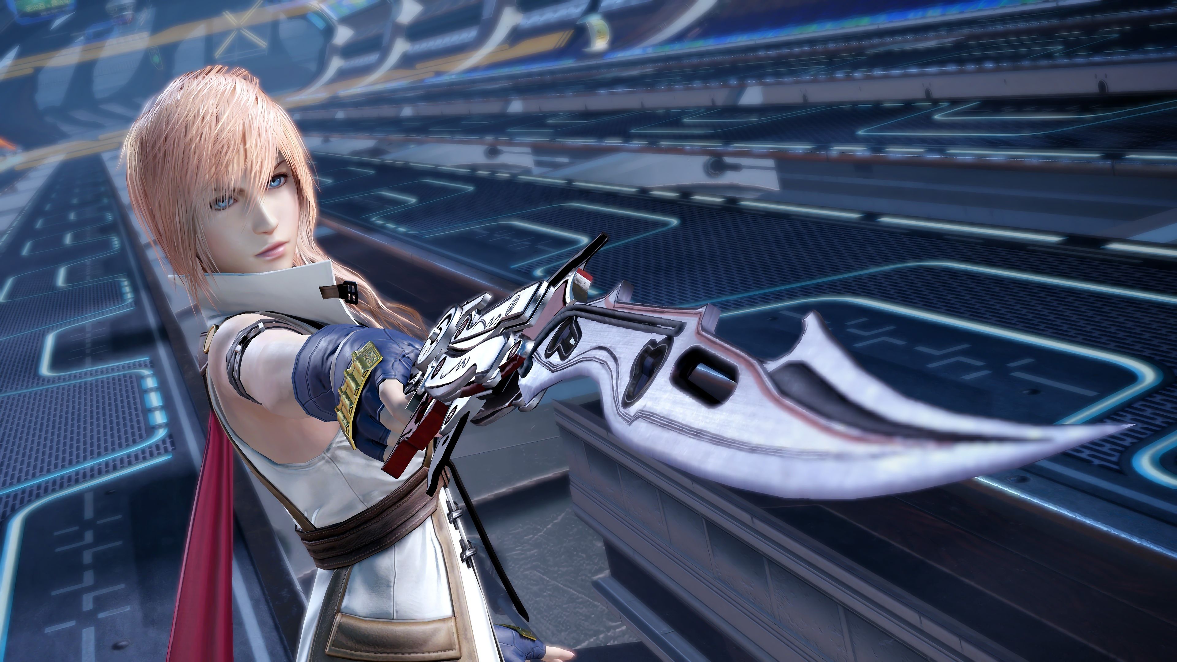3840x2160 Desktop wallpaper: Lightning (Final Fantasy), Video Game, Dissidia Final Fantasy Nt, Final Fantasy 4K free download for PC. 437200