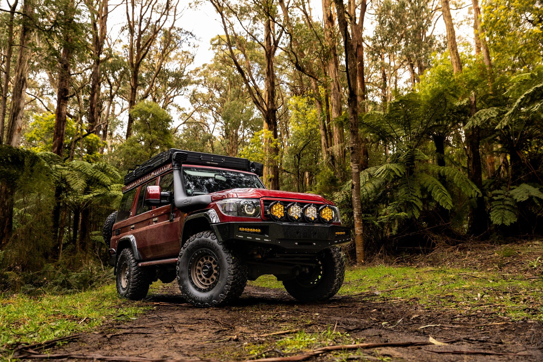 2304x1536 CSS Touring 76 Series Toyota Landcruiser Build. Tier One Metalworks