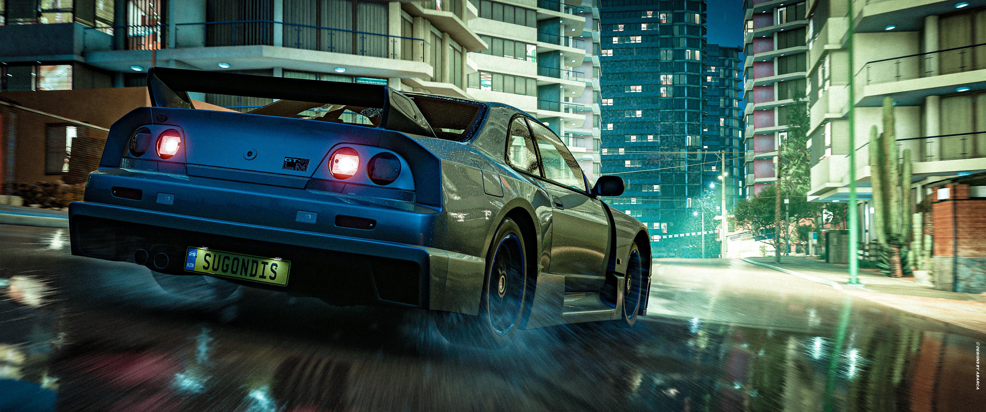 3440x1440 Nissan Skyline GT R V Spec II [2K UWQHD 3440 X 1440 Wallpaper] By Me For You ❤️
