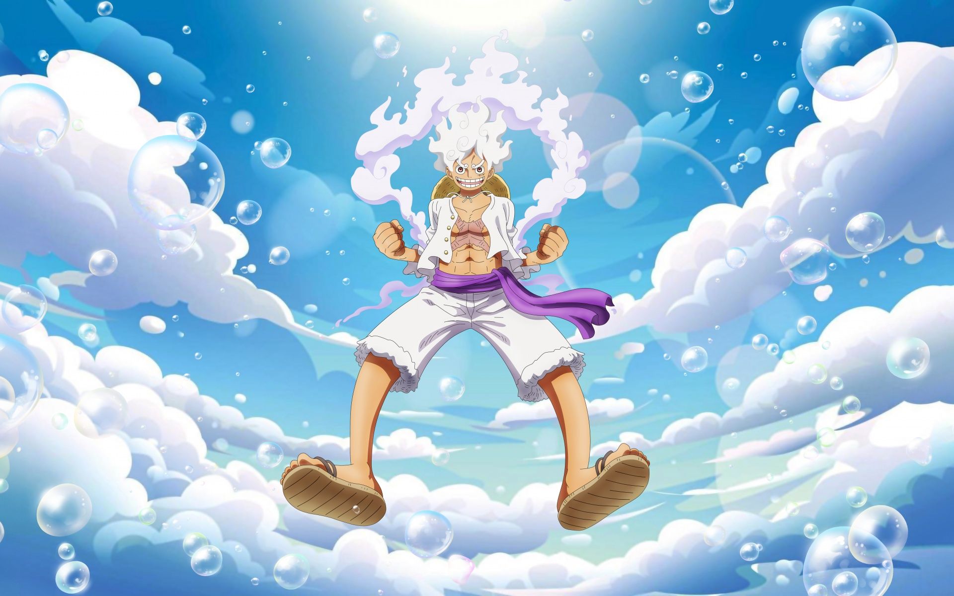 1920x1200 Luffy Wallpaper 4K, 8K, Gear 5K, Sun God Nika