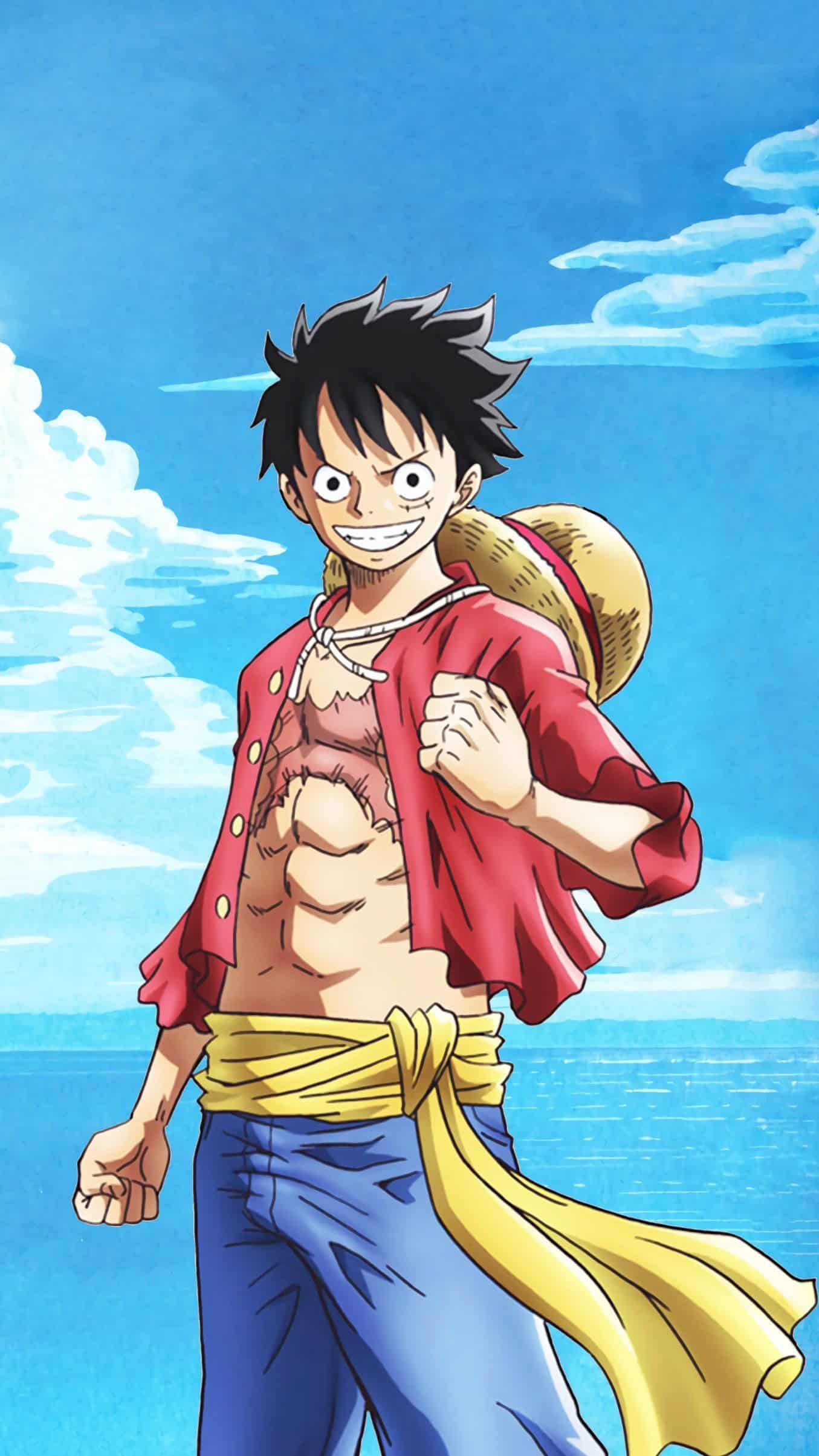 1355x2409 Monkey D Luffy Wallpaper