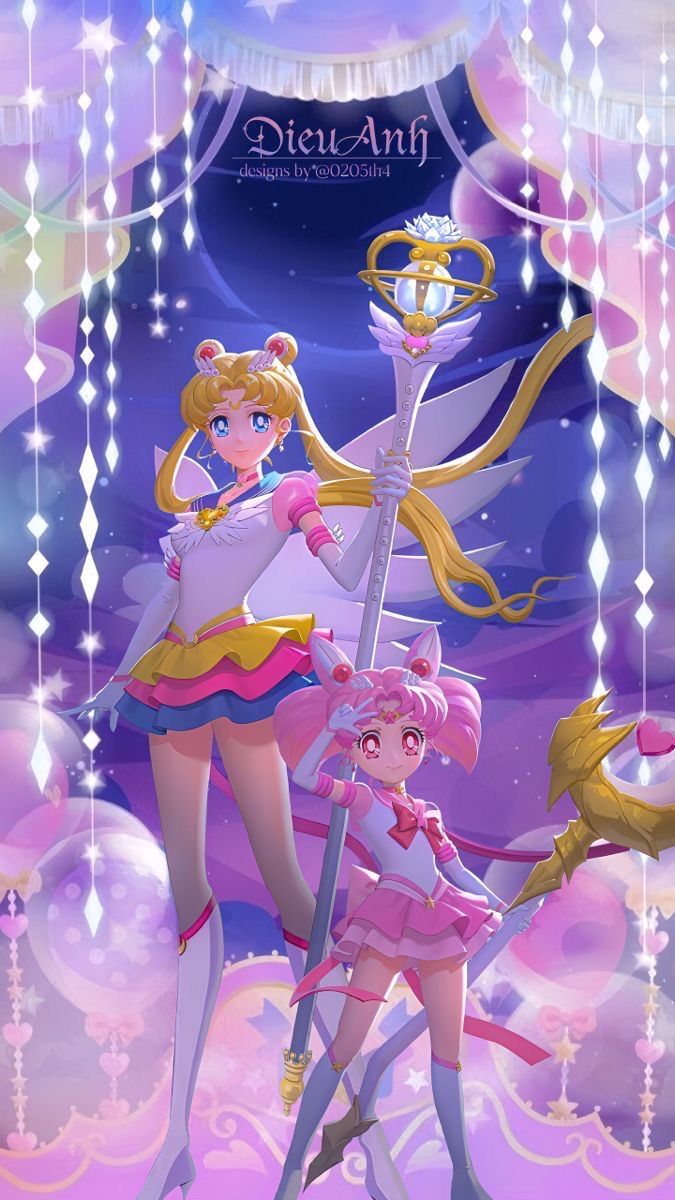 675x1200 Chibi usa wallpaper. Chibiusa wallpaper, Chibi moon wallpaper, Sailor moon fan art