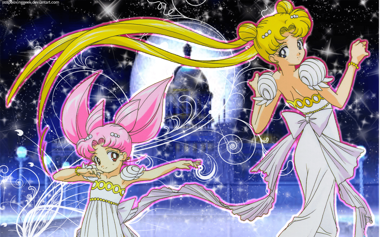 1280x800 Sailor Chibi Moon Chibi Usa Wallpaper