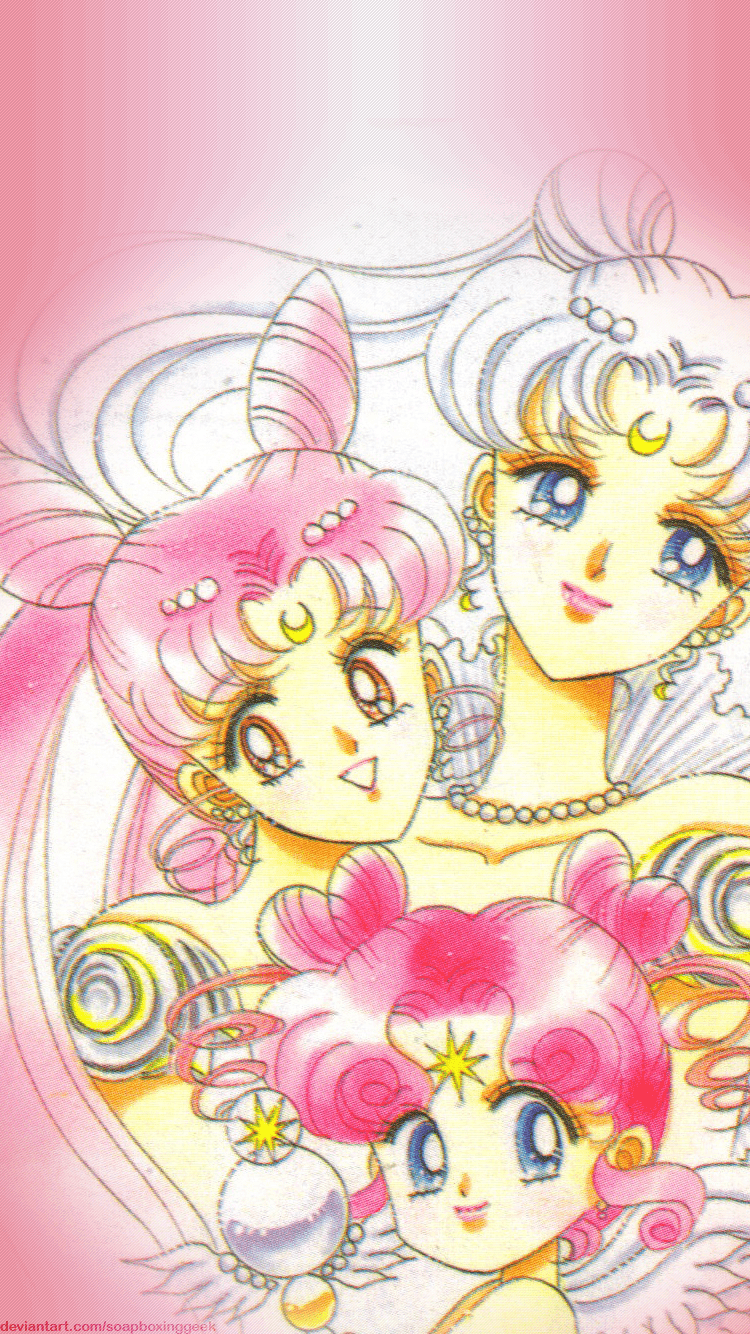 750x1334 Sailor Chibi Moon Chibi Usa Wallpaper