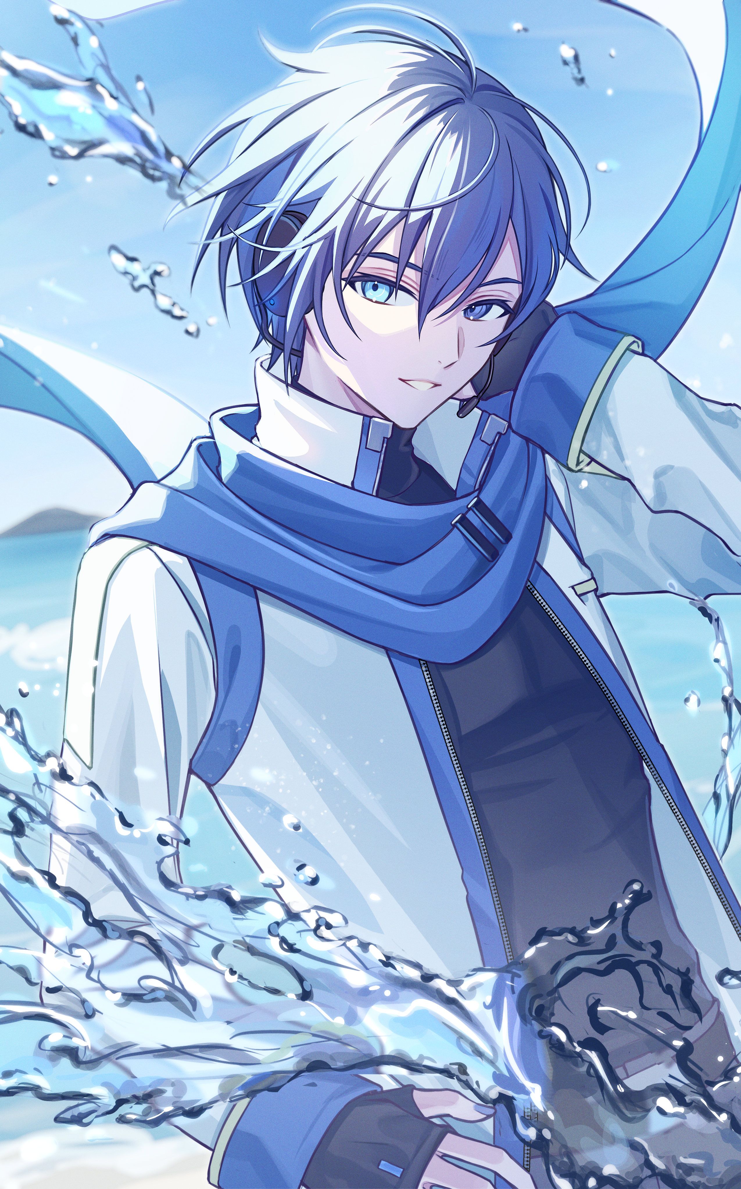 2550x4093 KAITO (VOCALOID) Mobile Wallpaper by mell° Anime Image Board
