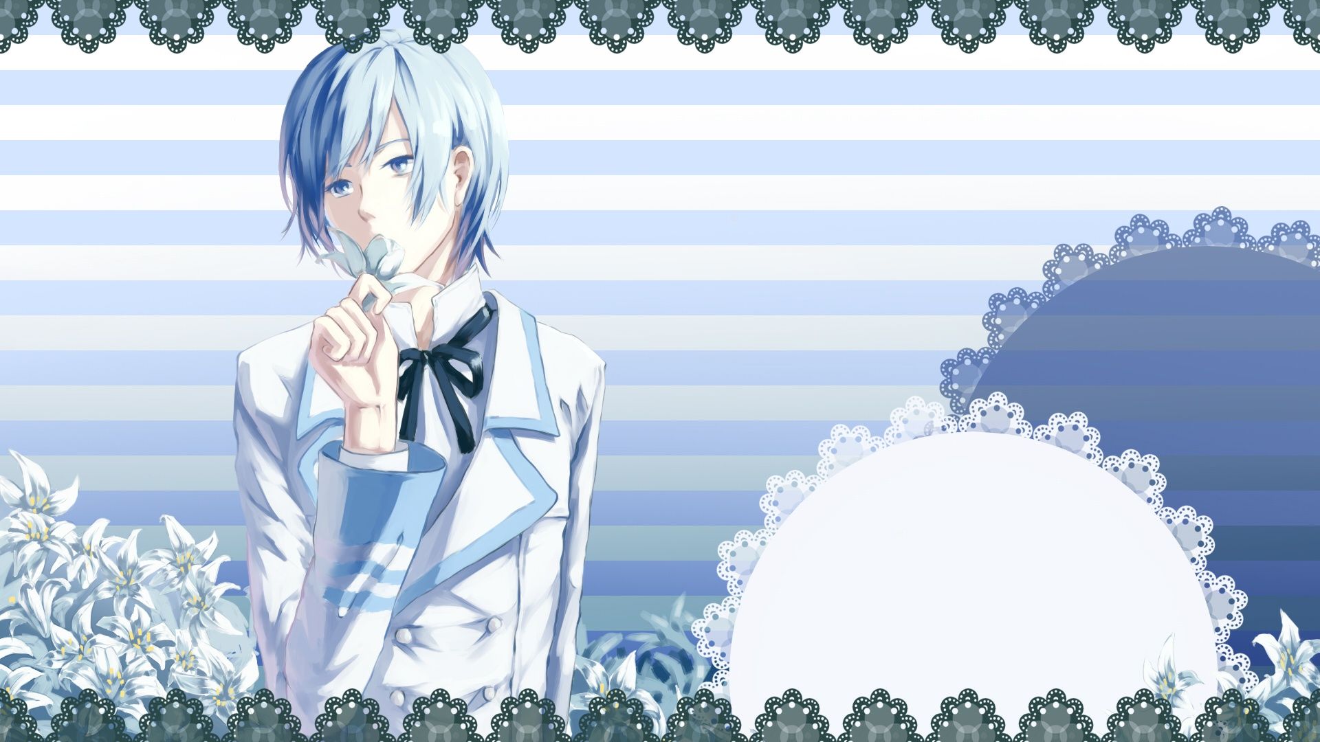 1920x1080 Wallpaper background, Lily, guy, vocaloid, Vocaloid, Kaito for mobile and desktop, section прочее, resolution 1920x1080