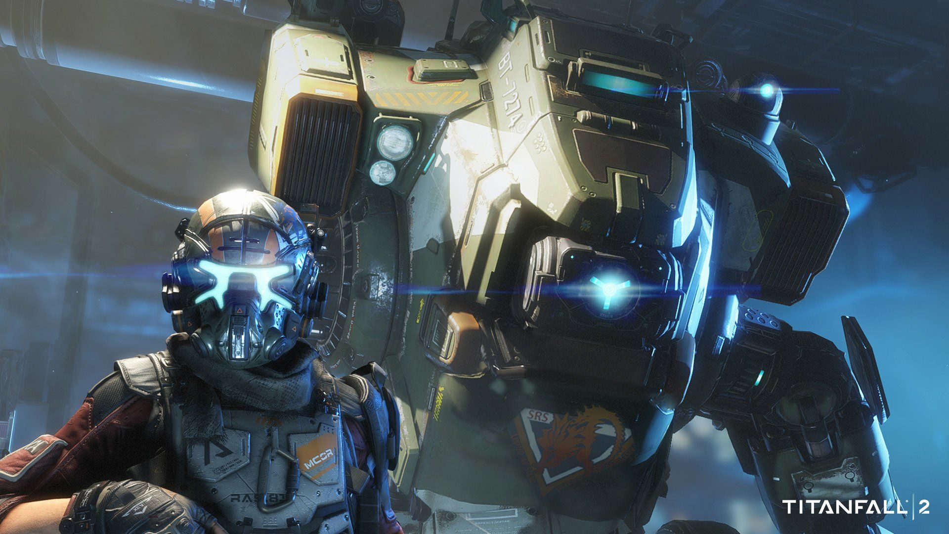1920x1080 Titanfall 2 HD Wallpaper: Epic Mech and Pilot Actionx1080