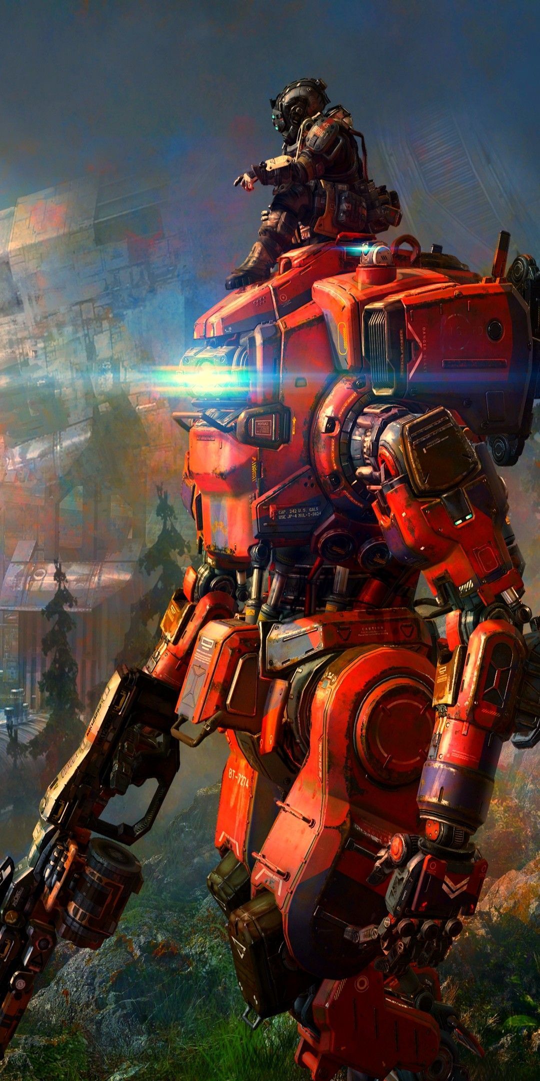 1080x2160 Titanfall ideas. titanfall, titanfall game, game art