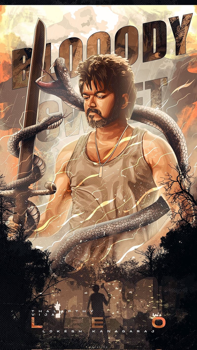 800x1422 Ps Thalapathy, Leo Poster, vijay, actor, HD phone wallpaper