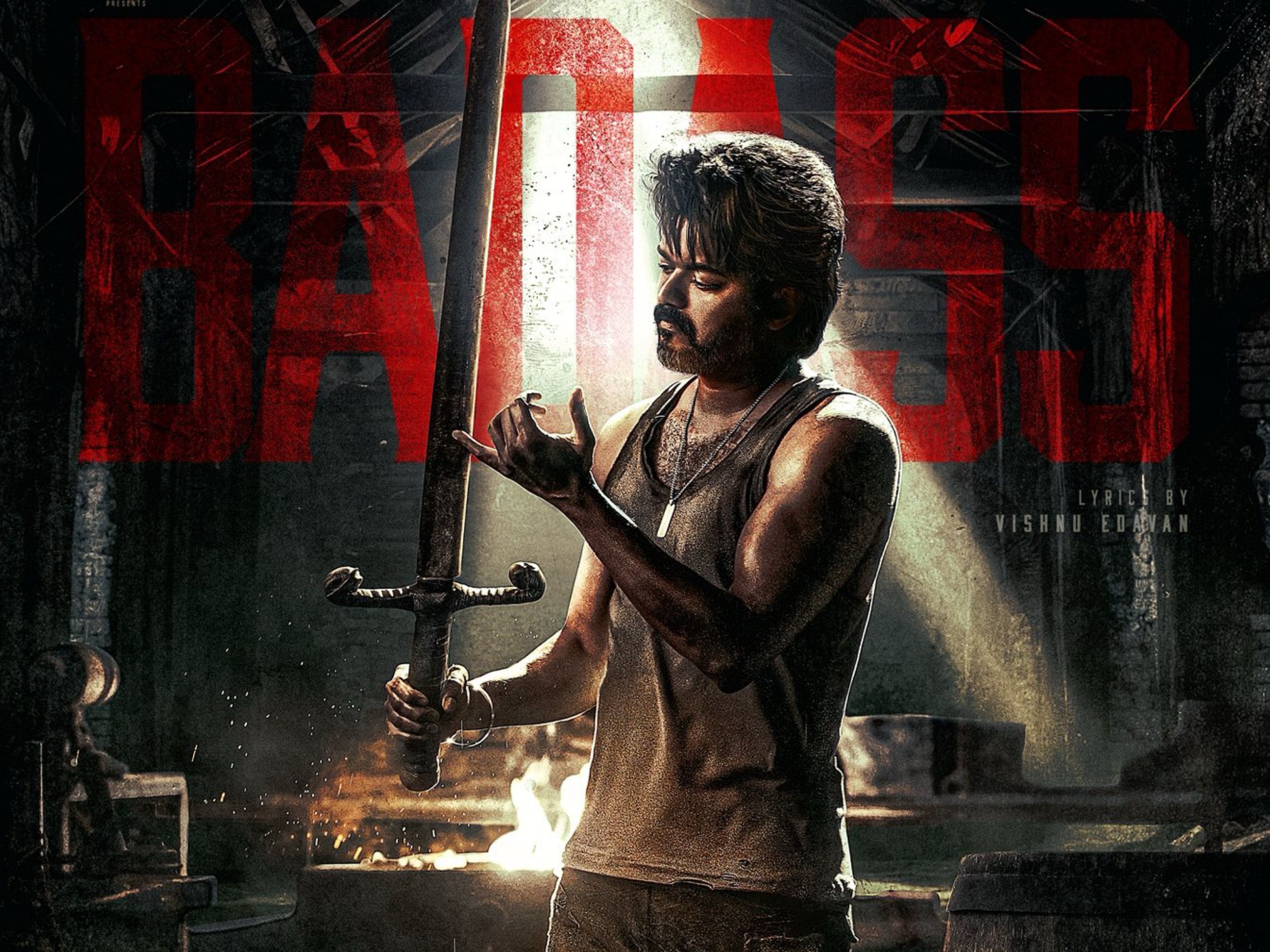2880x2160 Leo second single 'Badass' to be released Tomorrow. Thalapathy Vijay, Anirudh Ravichander