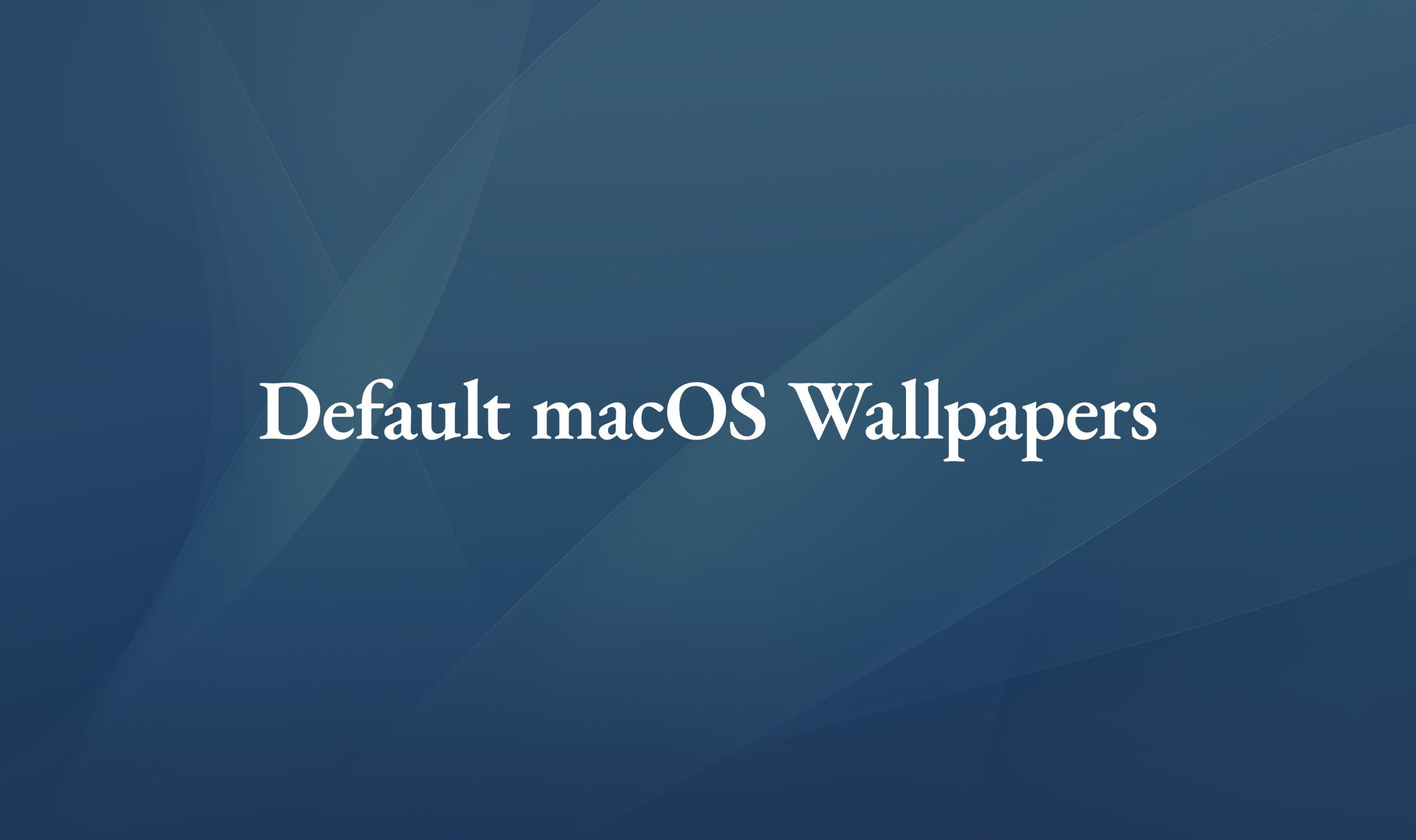 2560x1519 Every Default macOS Wallpaper Glorious 6K Resolution