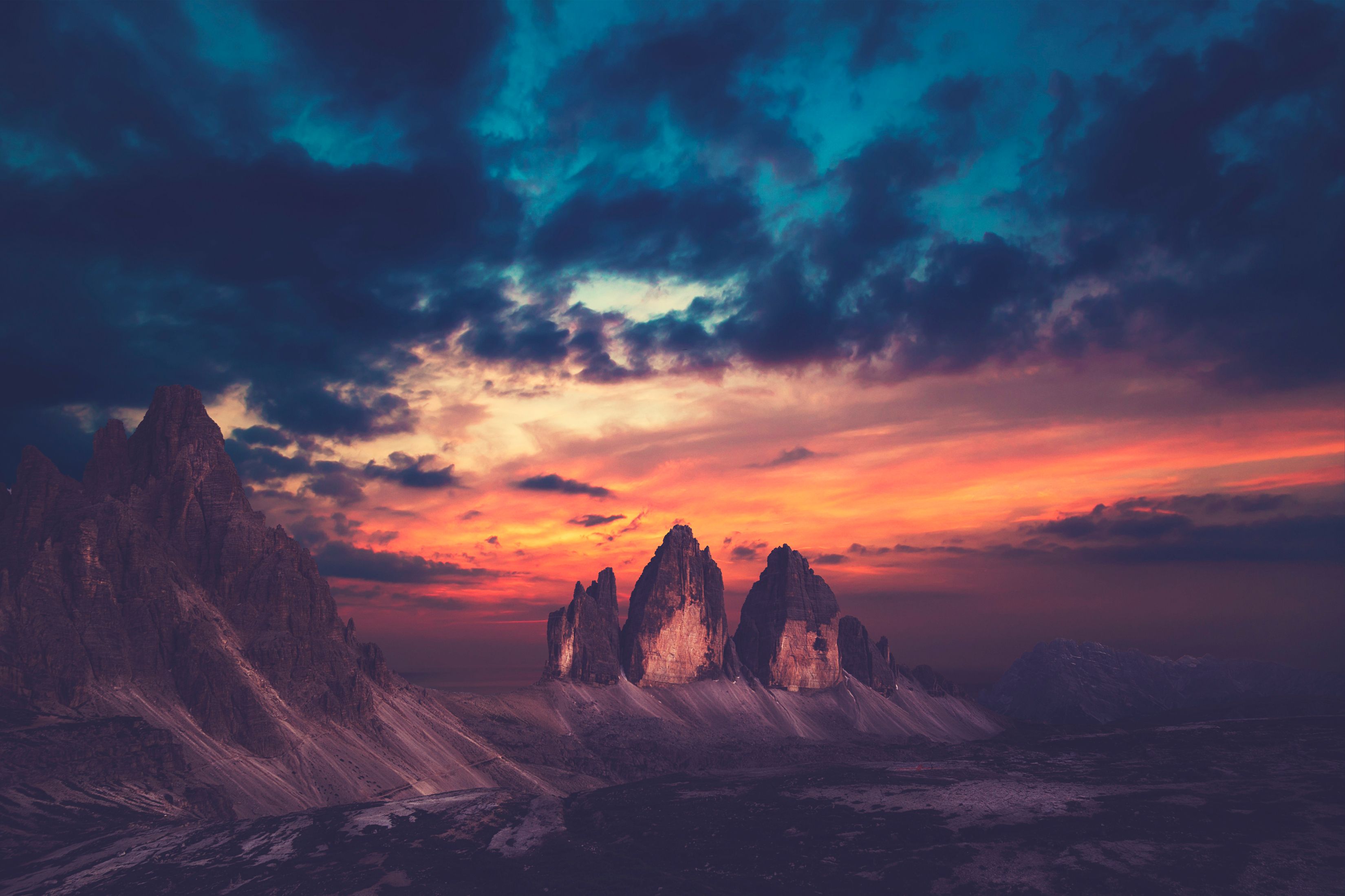 3300x2199 Most Popular macOS Landscape Sunset Wallpaper
