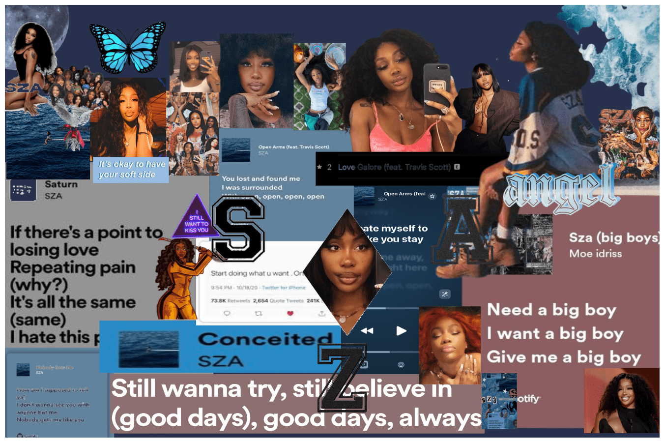 1351x899 SZA wallpaper Outfit