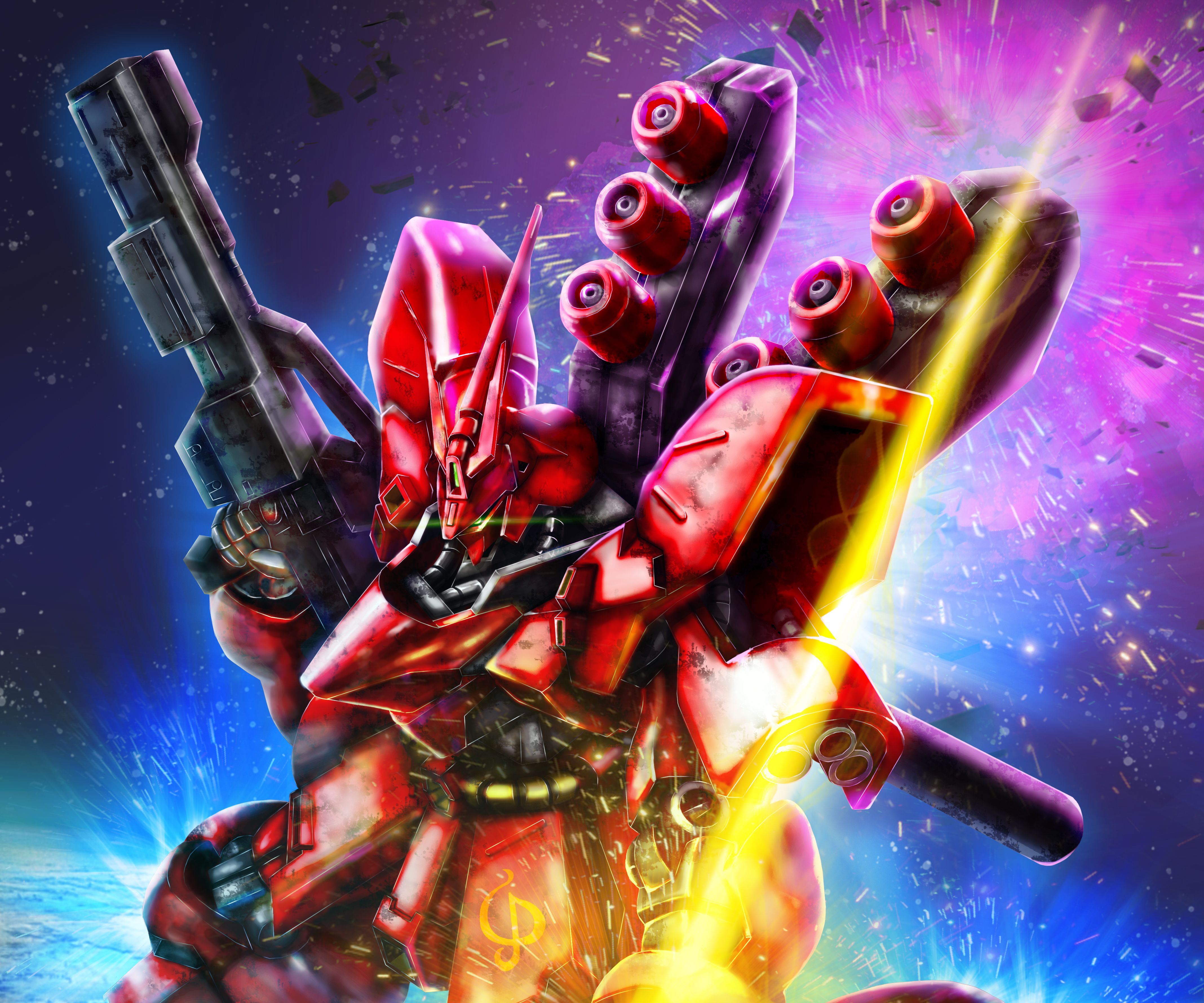 4272x3560 Download MSN 04 Sazabi Anime Mobile Suit Gundam 4k Ultra HD Wallpaper By Sunflower8780x3560