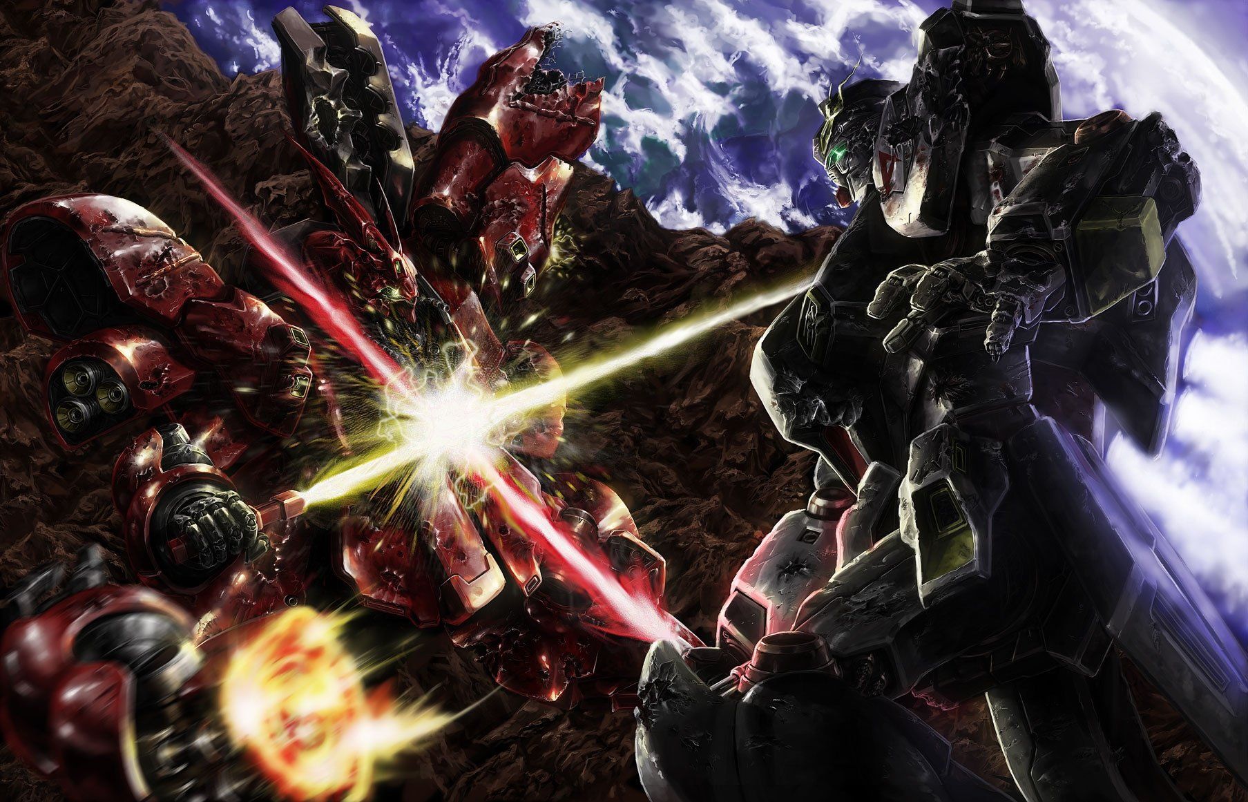 1807x1161 Gundam Sazabi Wallpaper 85149