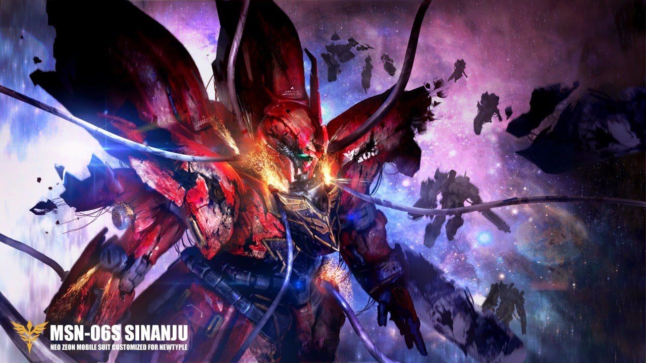 1280x720 Gundam Sazabi HD Desktop Wallpaper 85143