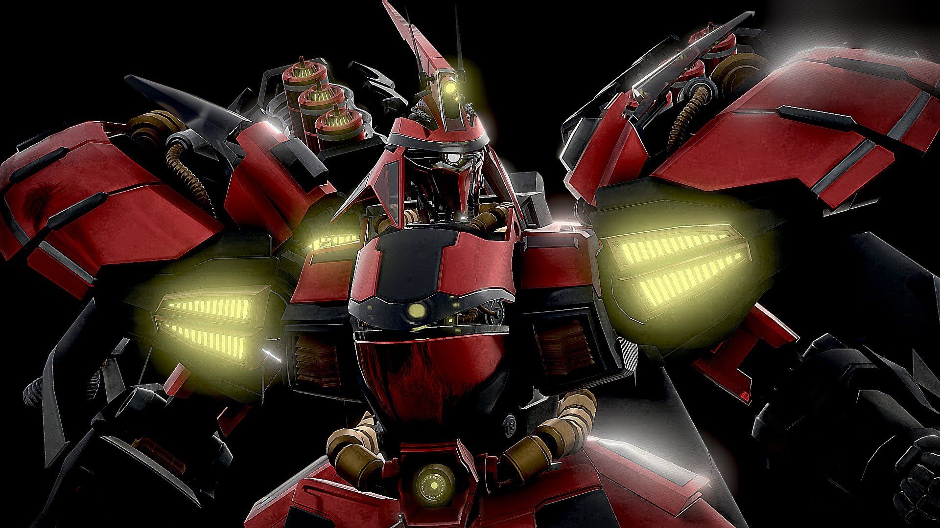 1920x1080 Geug Sazabi Msn 04 Gundam Free 3D Model By Geug [0a36cb8]