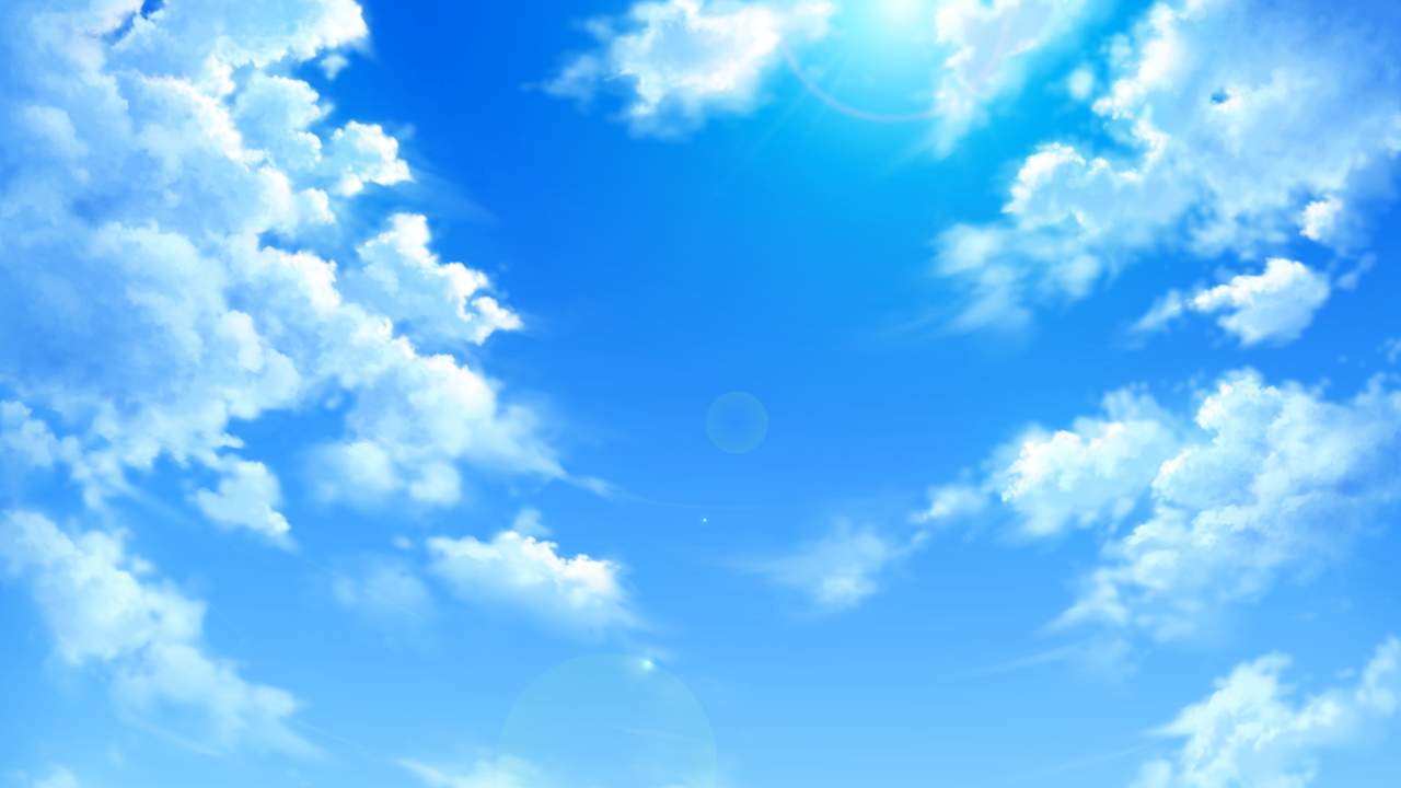 1280x720 Anime Landscape: Heaven (Anime Background)