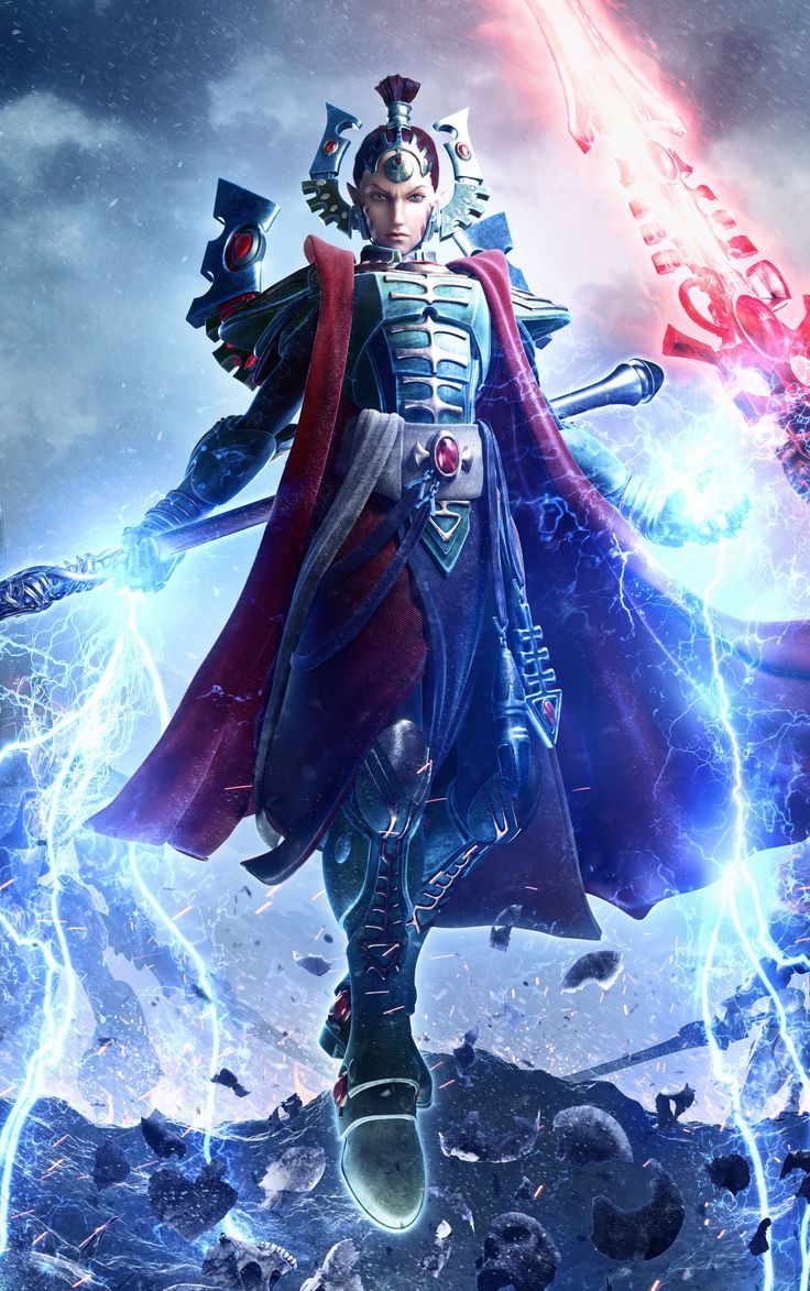 736x1173 Warhammer 40k: Dawn of War 3 Key Art, Petur Arnorsson