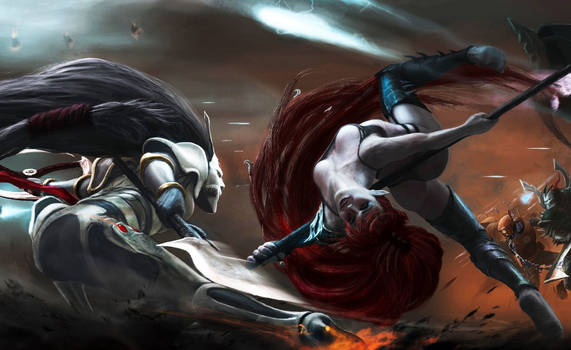 1920x1179 Wallpaper art, Eldar, eldar, Warhammer, Warhammer 40 WH40K, Dark Eldar, Phoenix Lord for mobile and desktop, section фантастика, resolution 1920x1179