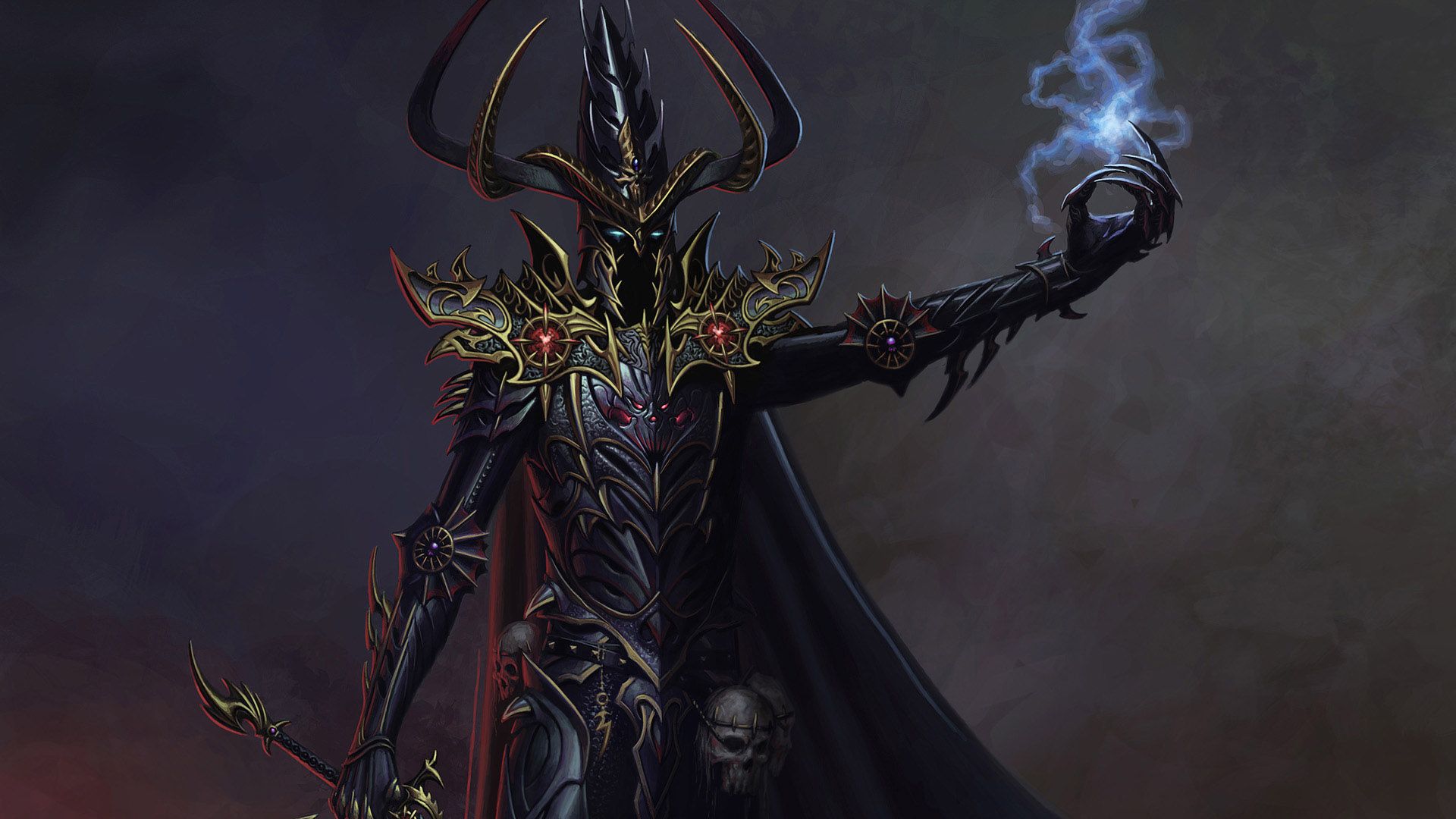 1920x1080 Malekith: Dark Elf Warrior HD Wallpaper from Warhammerx1080