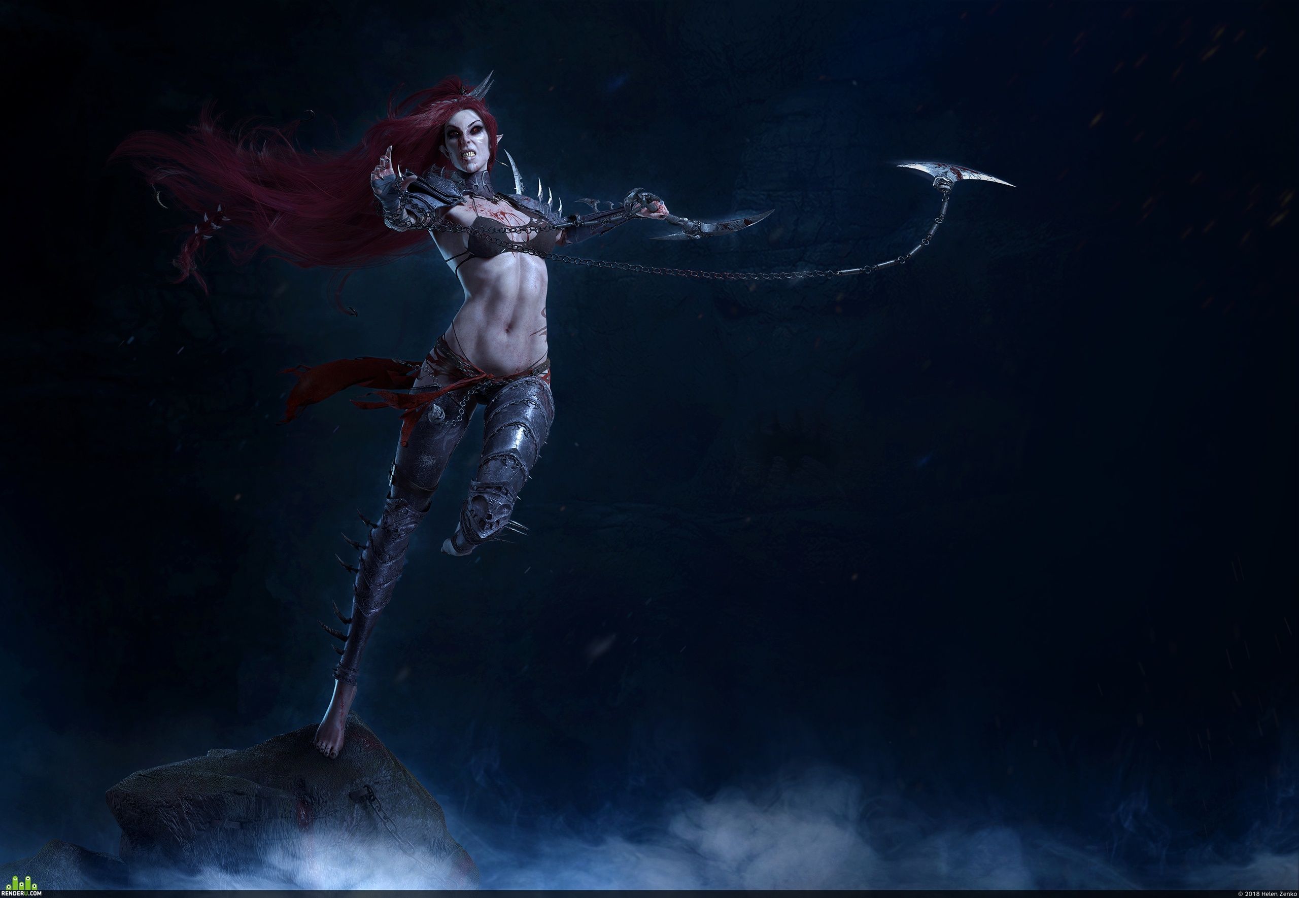 2560x1770 Wallpaper Warhammer, Warhammer 40 Dark Eldar, Drukhari, Lalit Vesparax, Lelith Hesperax, drugari, dark Eldar for mobile and desktop, section прочее, resolution 2560x1770