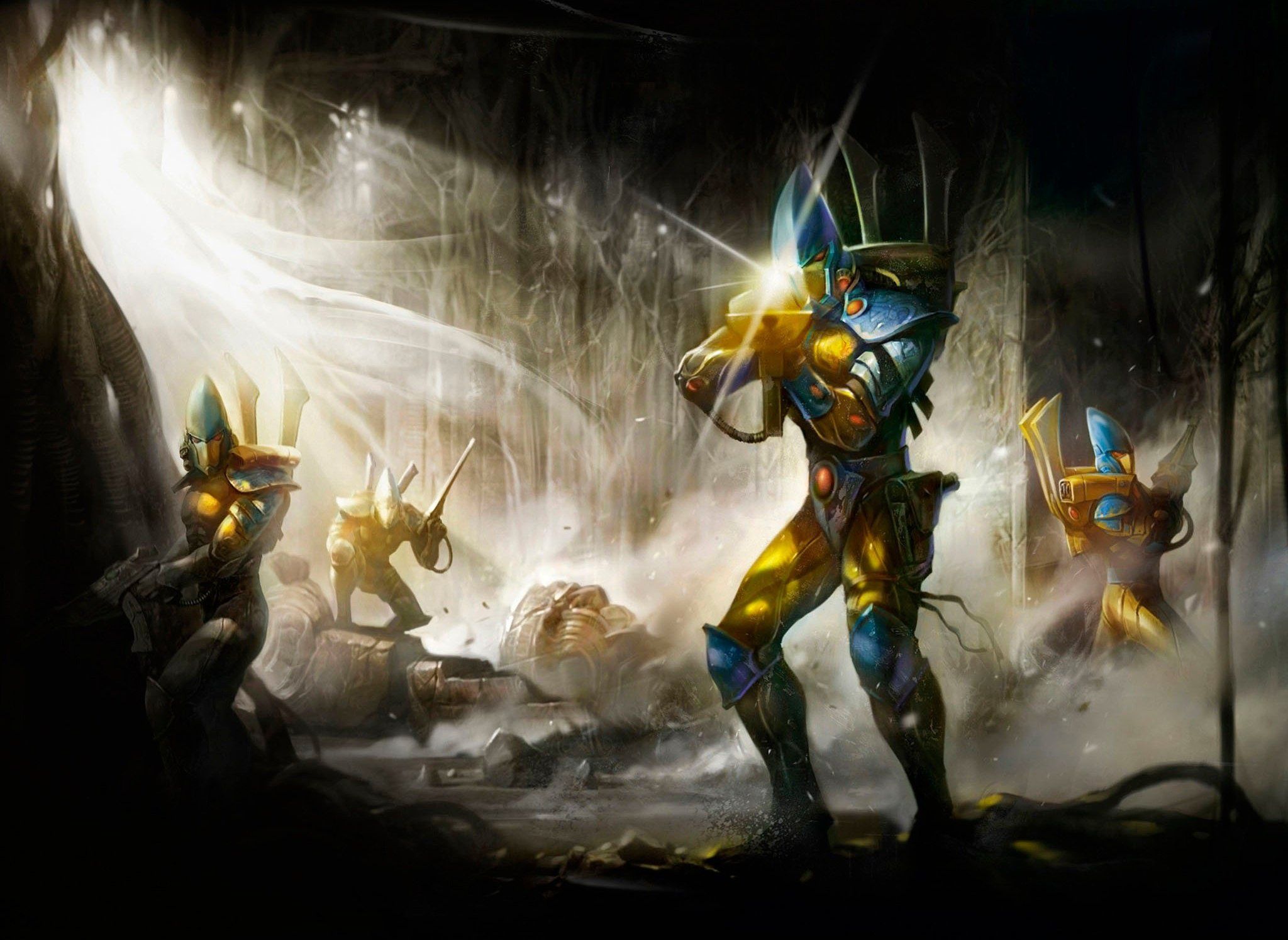 2048x1494 Wallpaper eldar, warrior, Warhammer 40 craftworld, Iyanden for mobile and desktop, section фантастика, resolution 2048x1494
