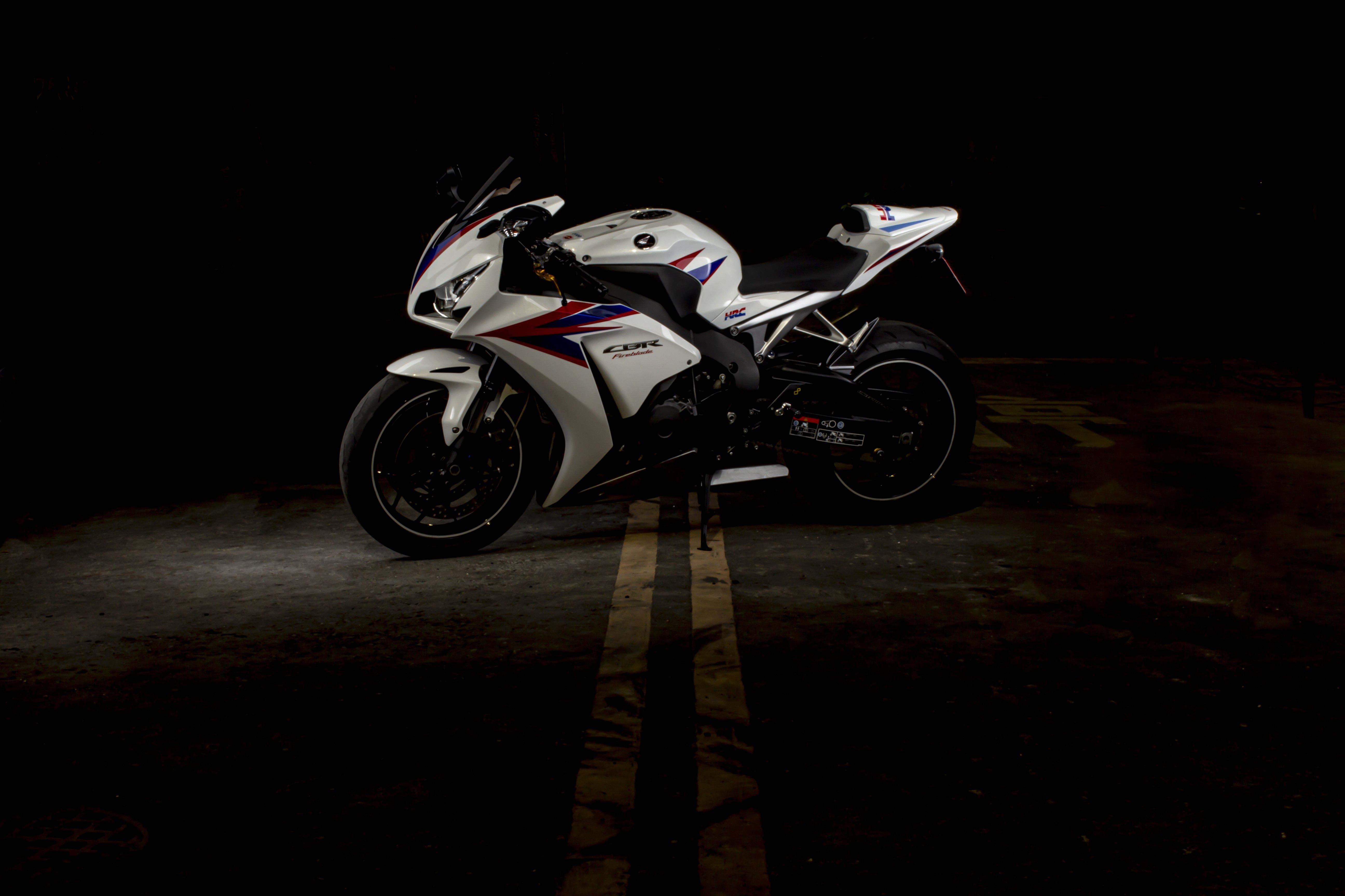 5184x3456 Wallpaper Honda, Road, Night, Fireblade, HRC, CBR1000RR R, Whire For Mobile And Desktop, Section мотоциклы, Resolution 5184x3456
