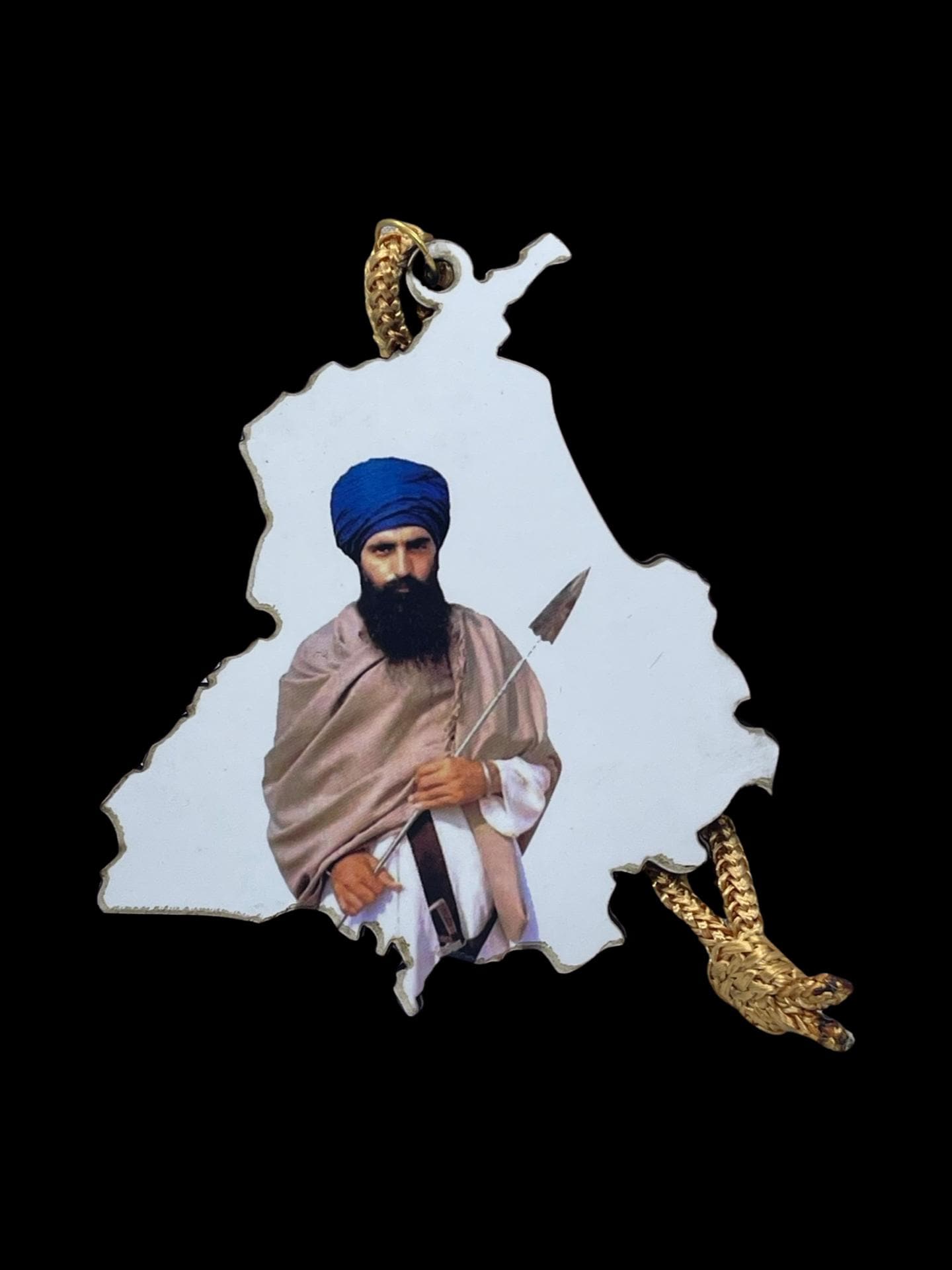 1440x1920 Sant Jarnail Singh Ji Bhindranwale Car Hanging, Punjab Map, Sikh Car Hanging Ornaments, Sikh Gift Items