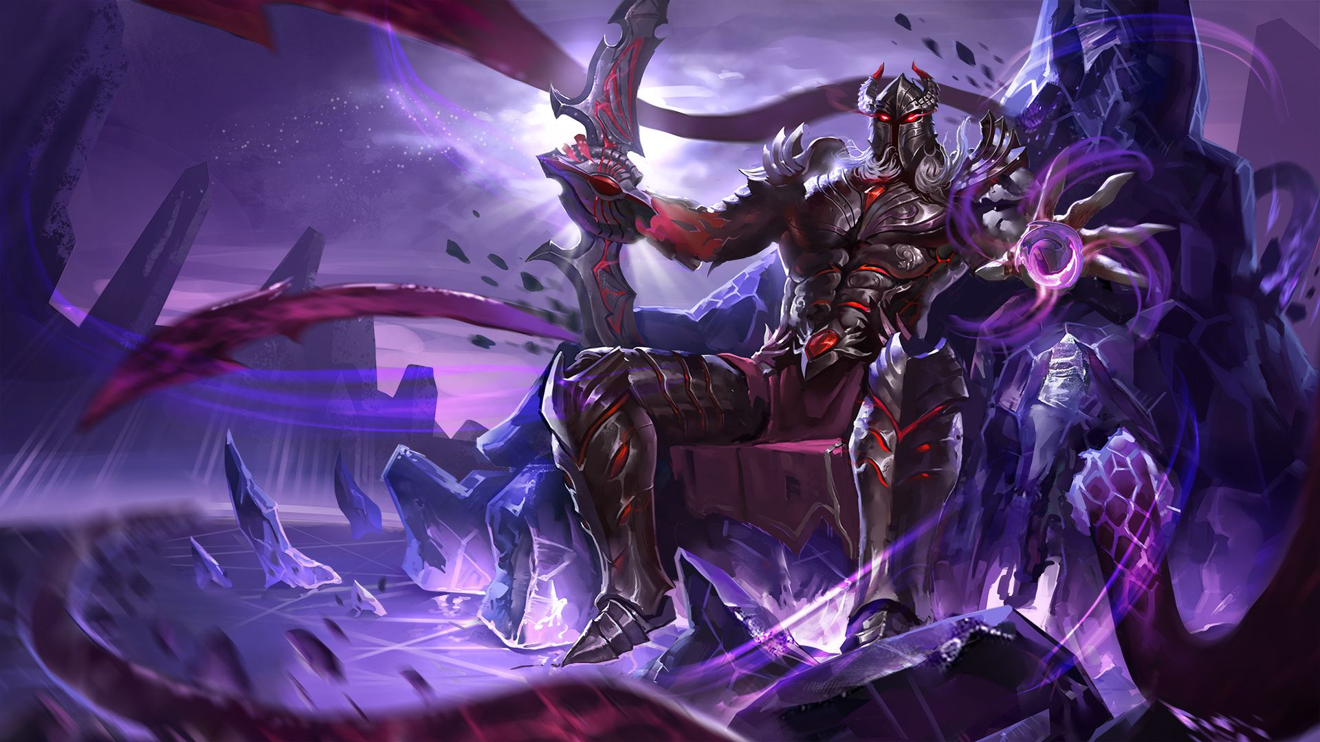 1920x1080 Magebane Warrior in Dark Armor. Heroes of Newerth HD Wallpaperx1080