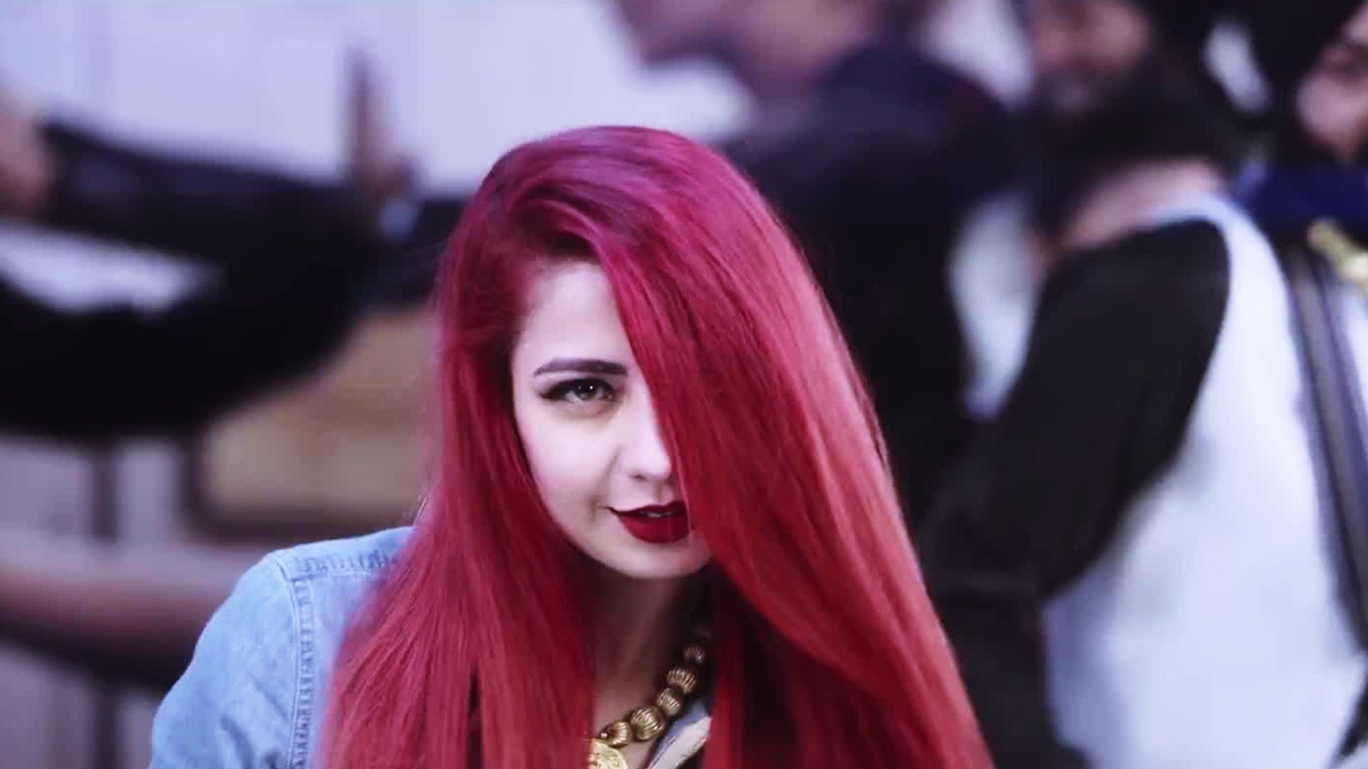 1920x1080 Redhead Punjabi Girl Jasmine Sandlas Desktop Wallpaper 18930