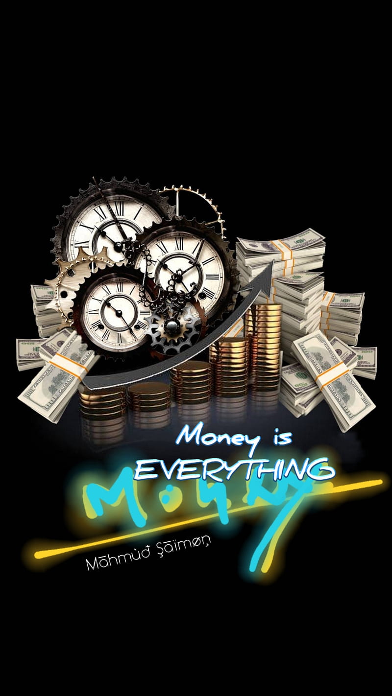 800x1422 HD money is everything wallpaper