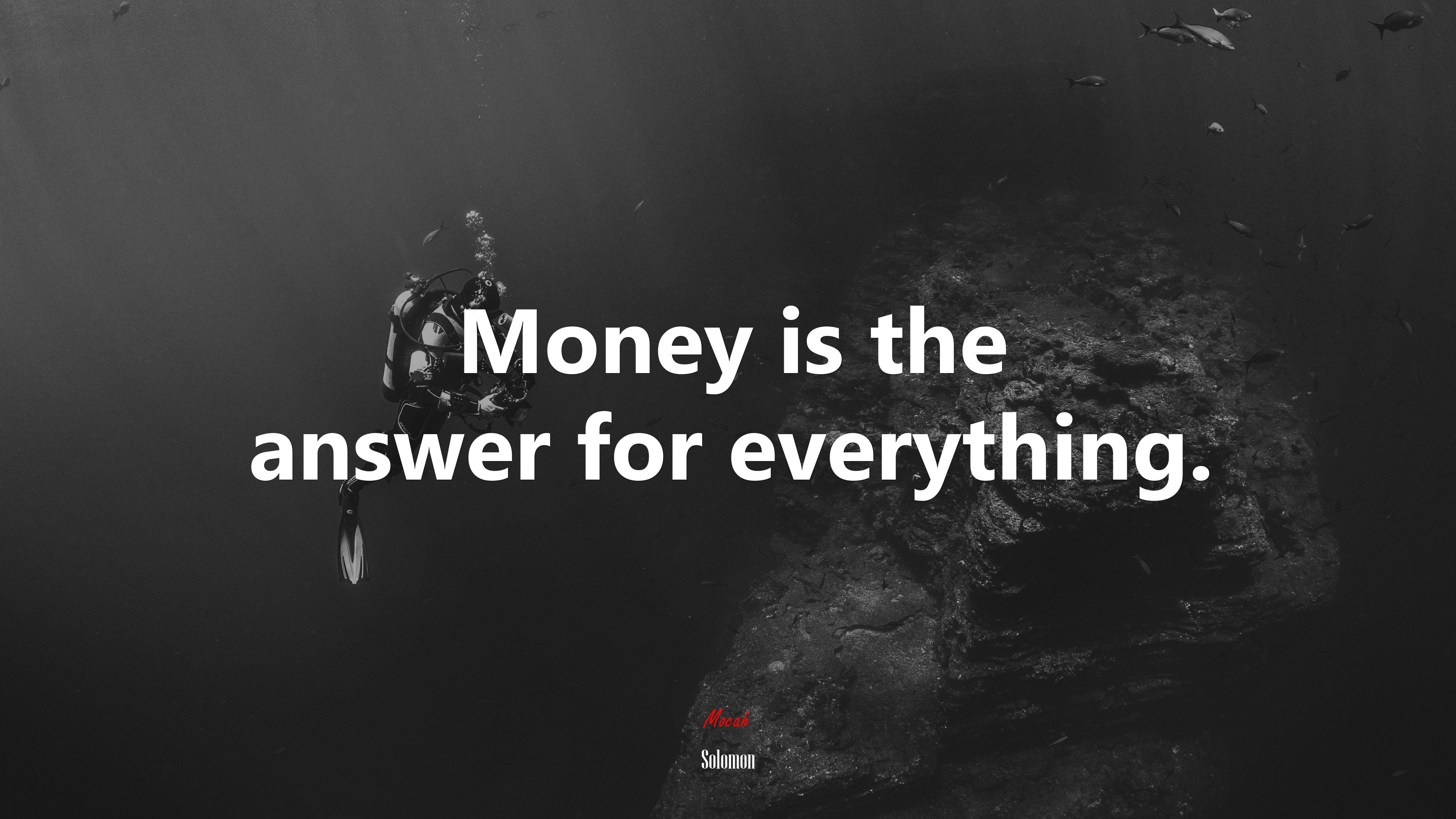 3840x2160 Money Is Everything Wallpaper